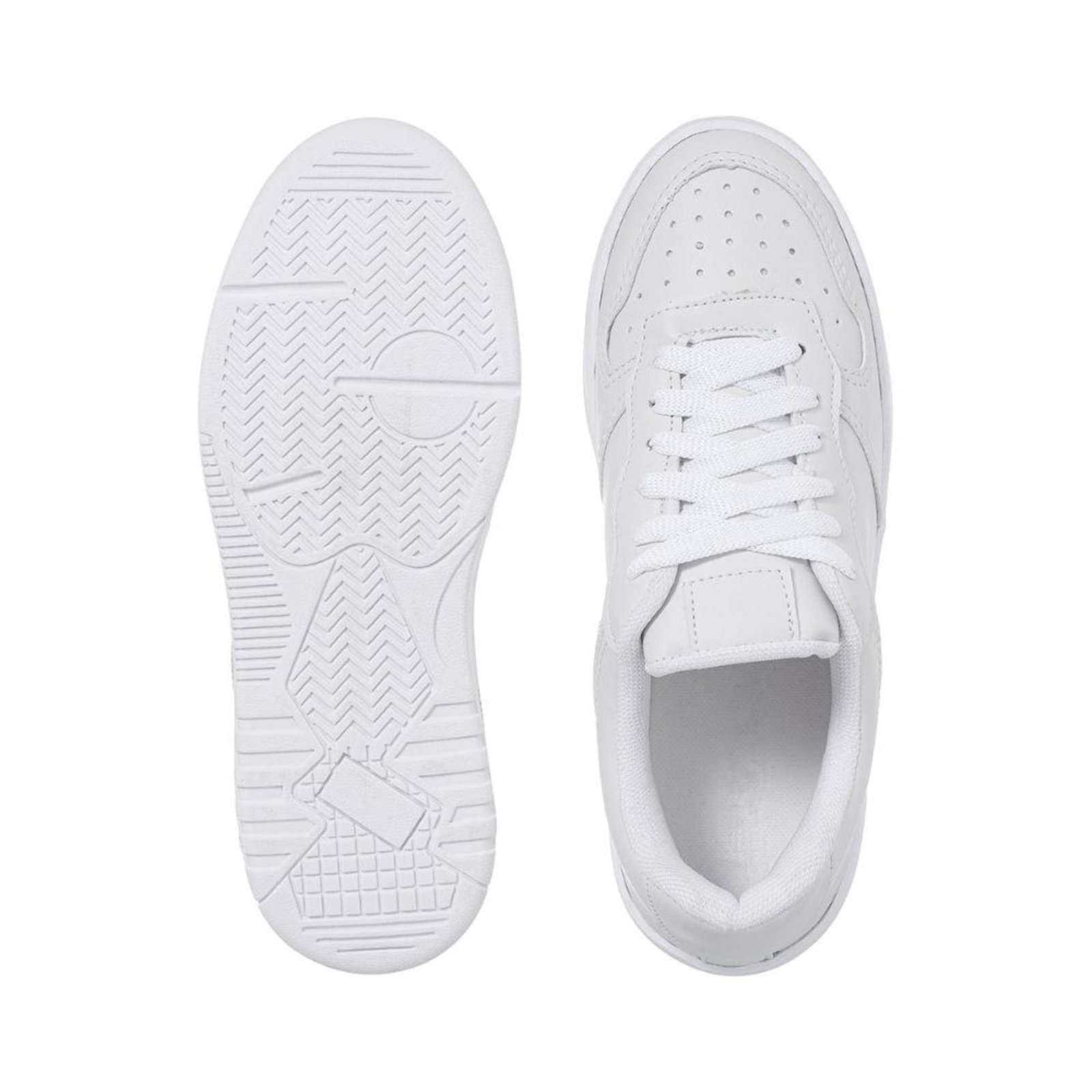 Vista 3 Tênis Feminino Casual Básico Preto Confortável Macio Stessy Shoes branco Stessy Shoes branco