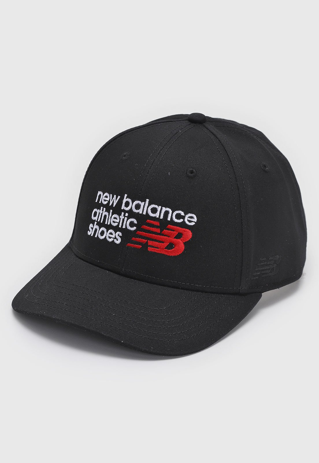 Vista 3 Boné New Balance 6-Panel Athletics New Balance branco