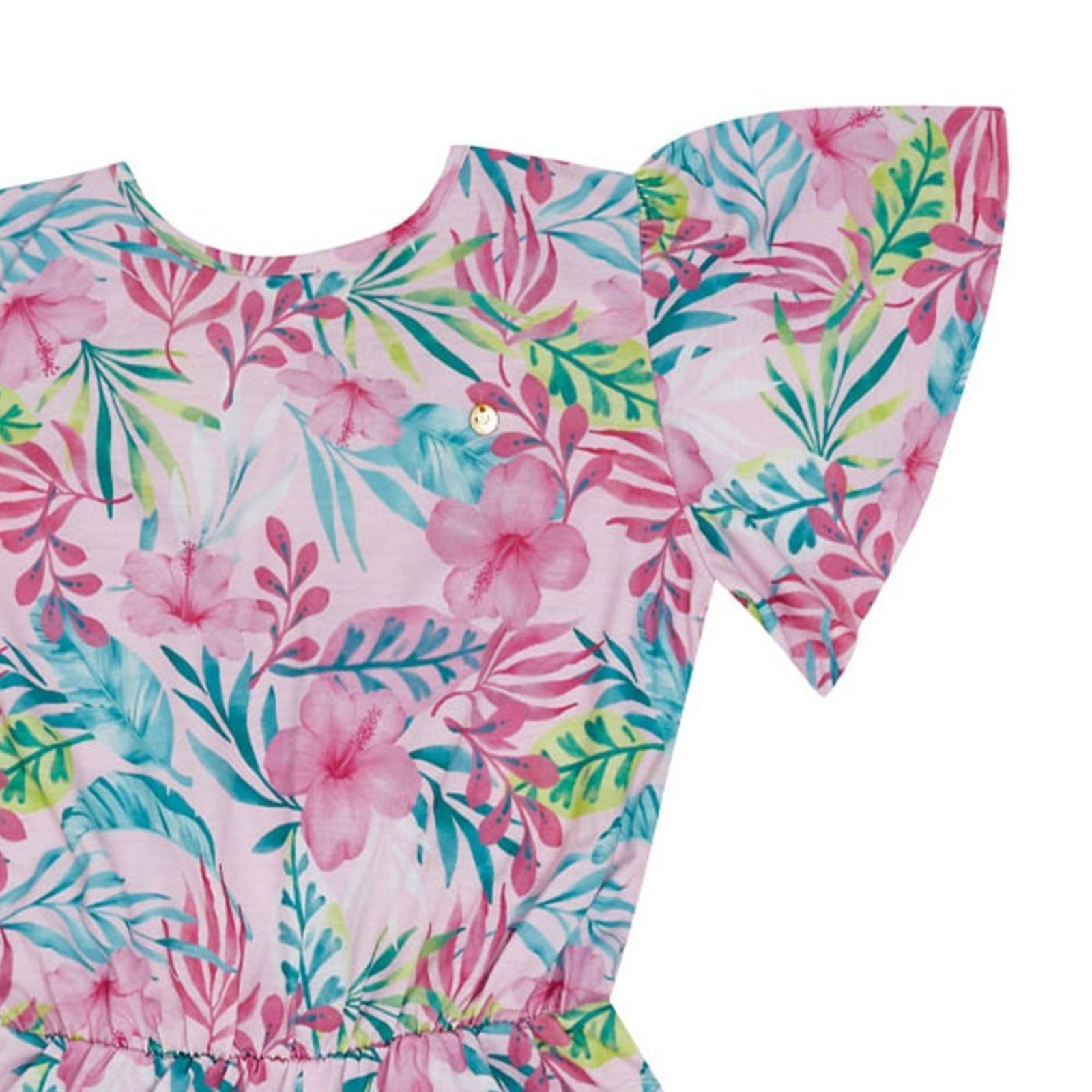 Infantil - Macaquinho Menina - Sublimado Rosa - 49318-1157