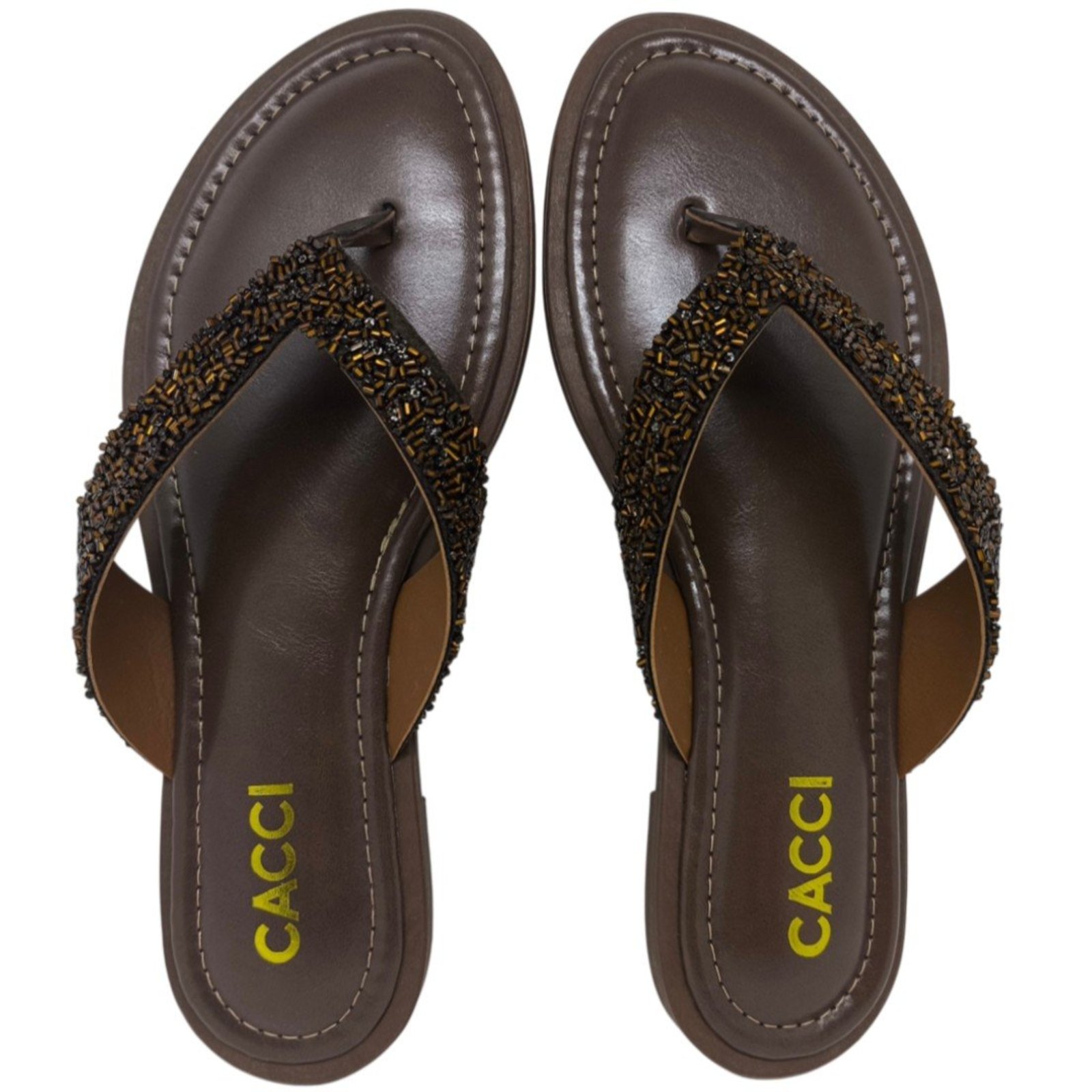 Chinelo Feminino de Dedo Rasteiro Confortavel Elegante Cacci