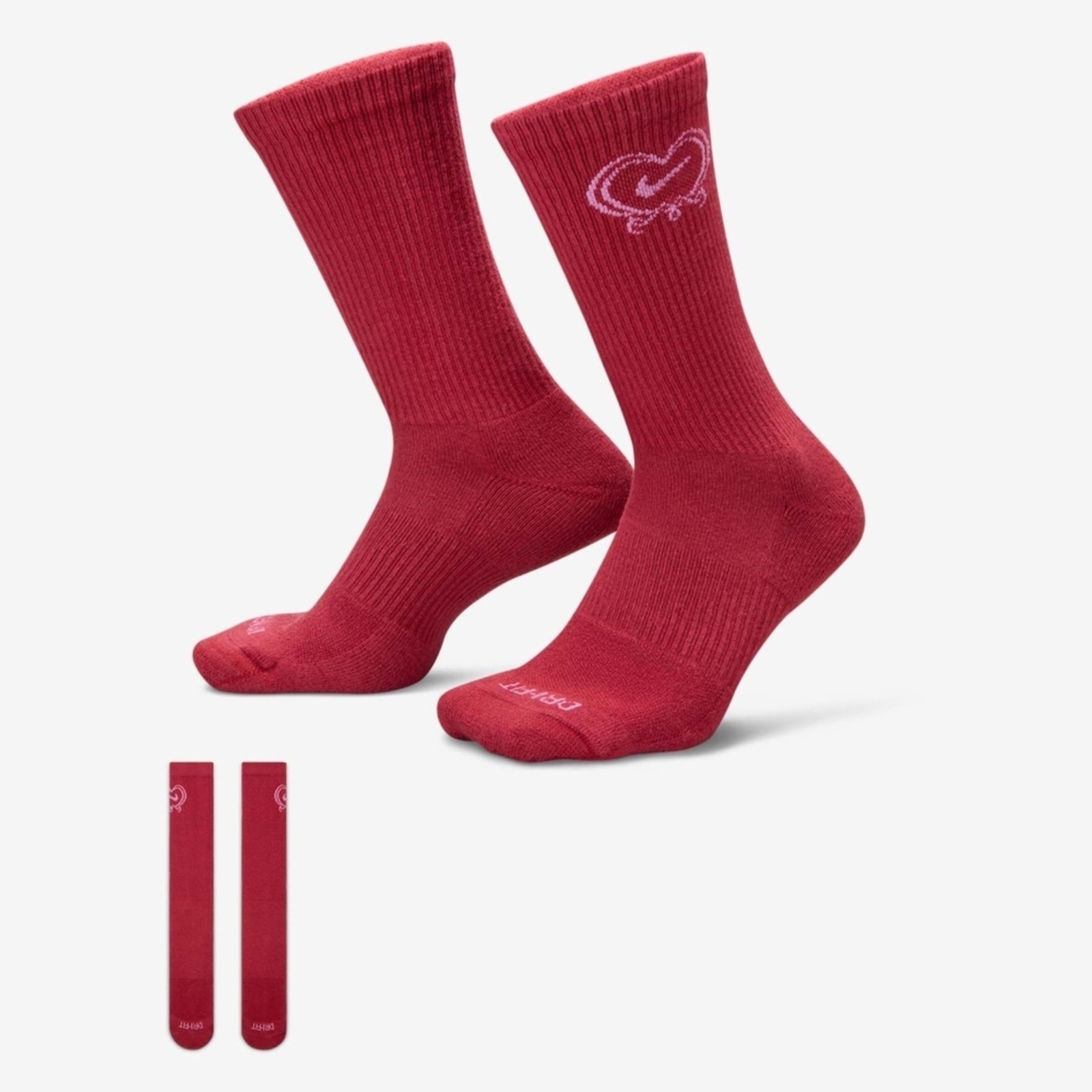 Meia Nike Everyday Plus "Valentines Day"" Unissex"