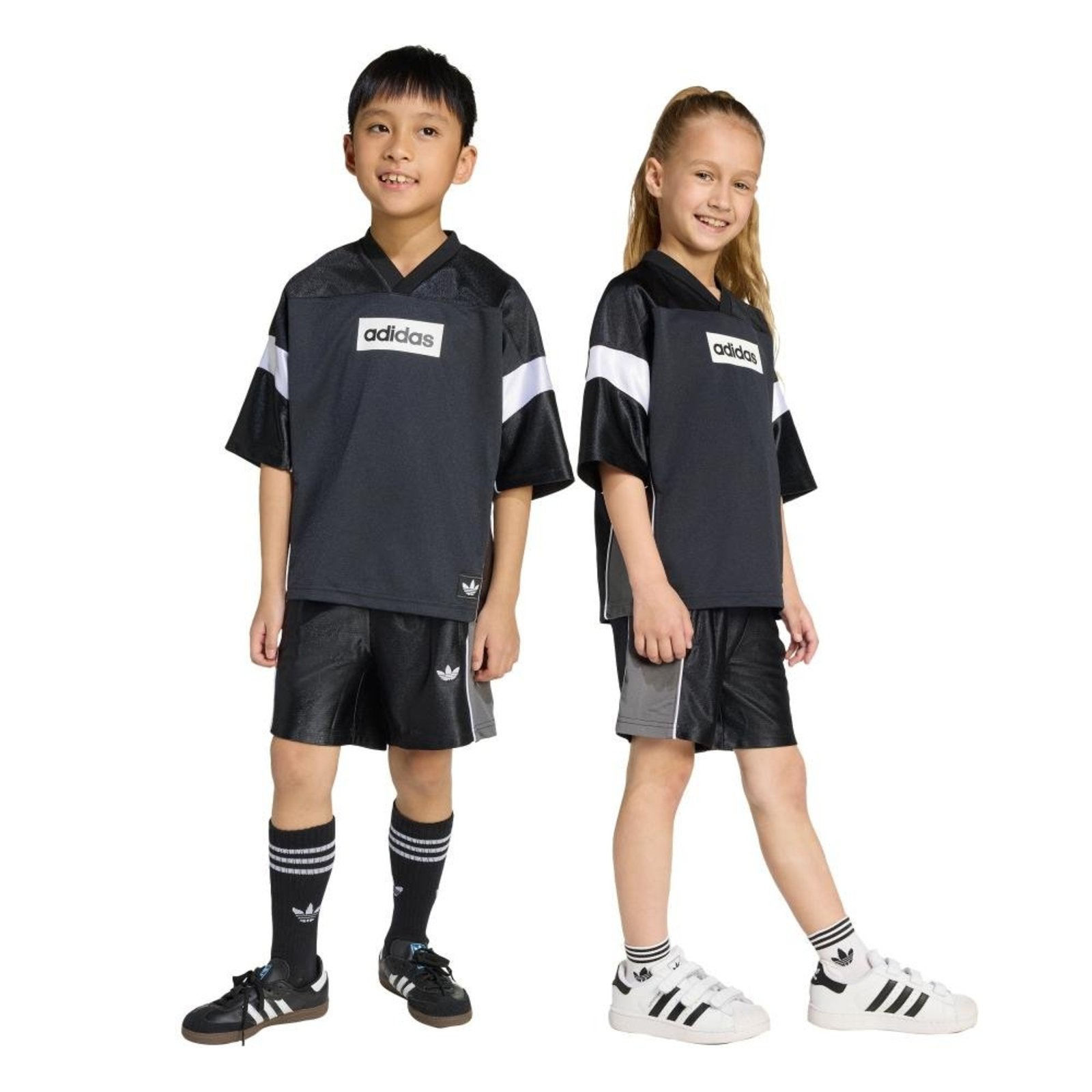 Infantil - Conjunto Shorts Camiseta adidas Originals Preto