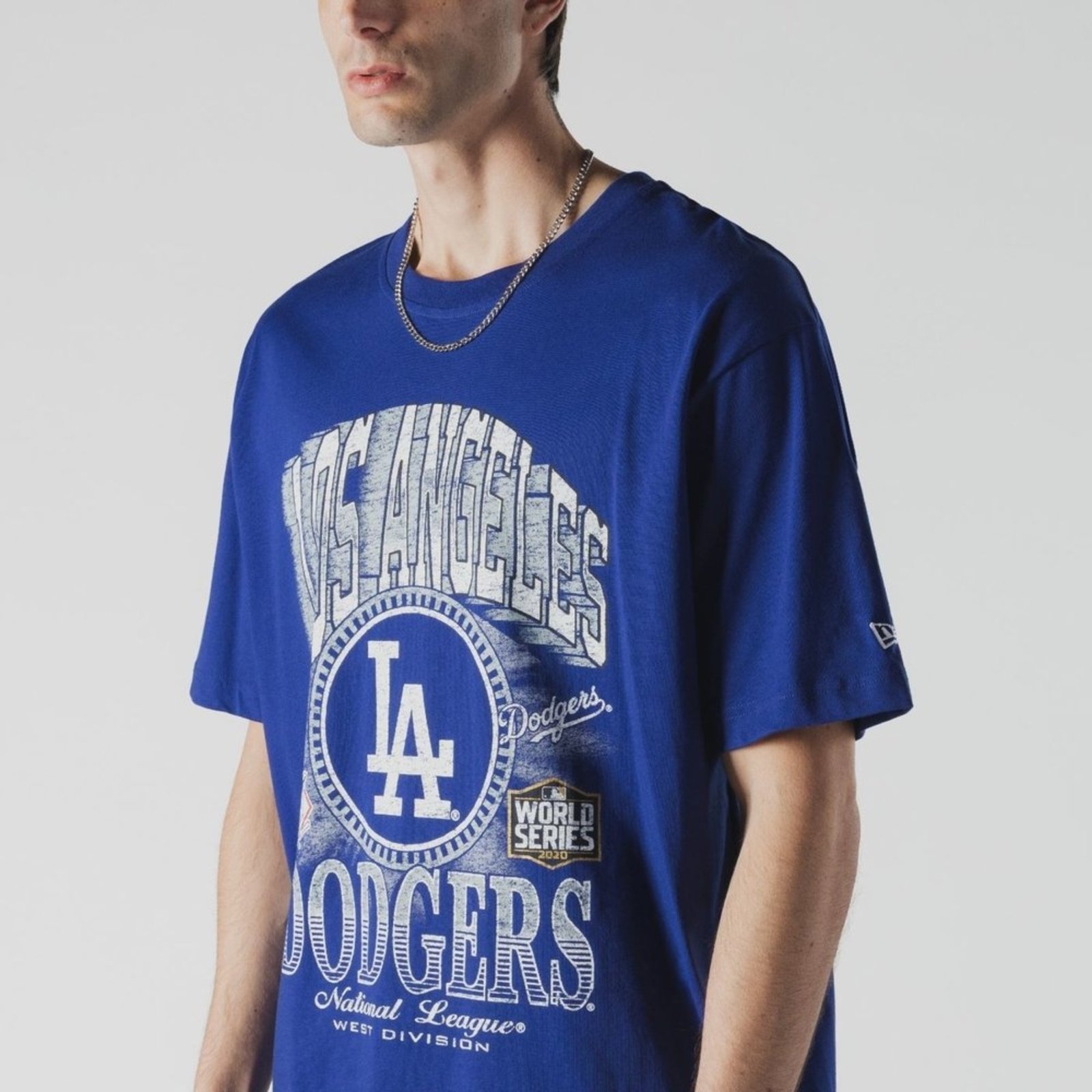 Camiseta New Era Oversize Los Angeles Dodgers MLB Azul
