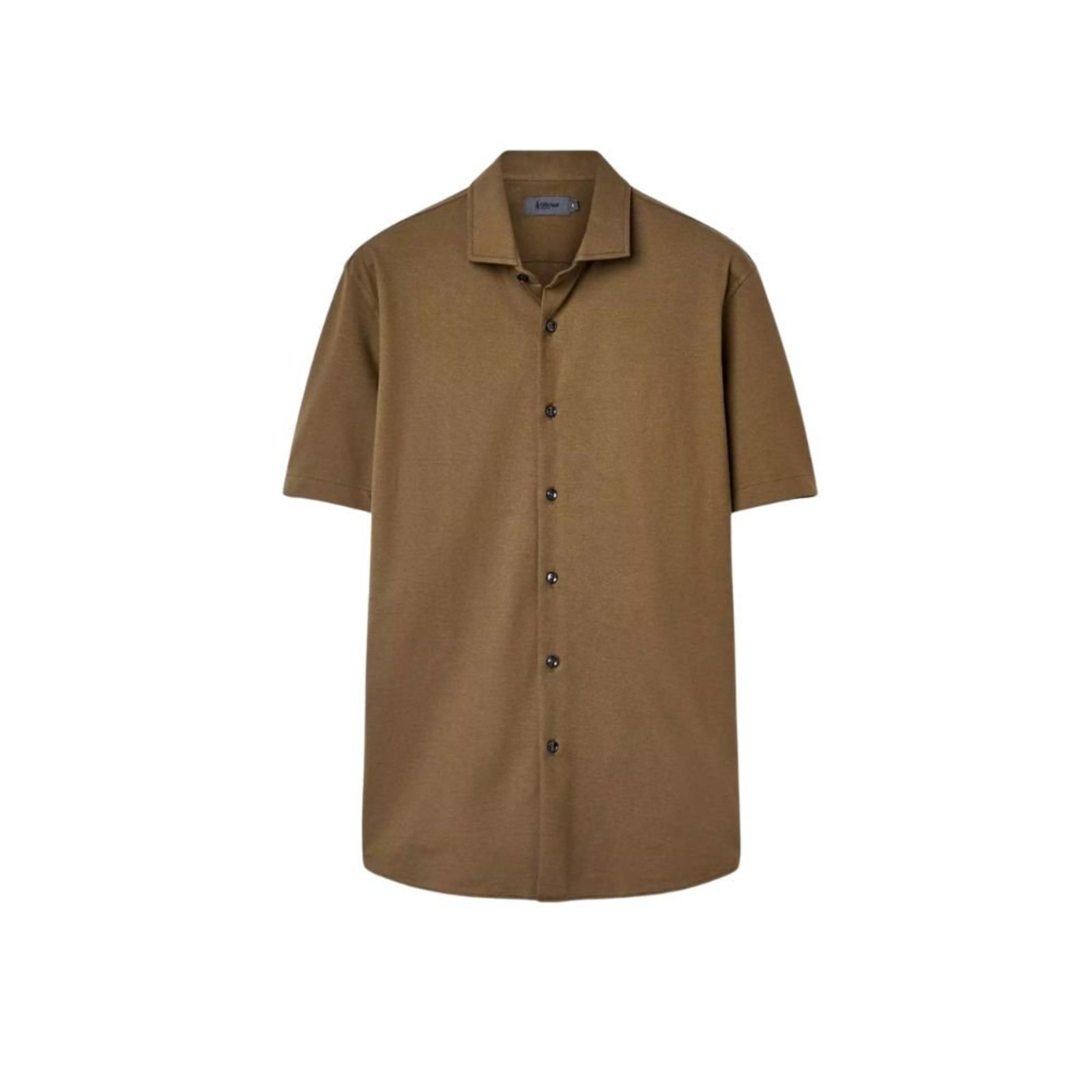 Camisa Oficina Reserva Piquet Stretch Marrom