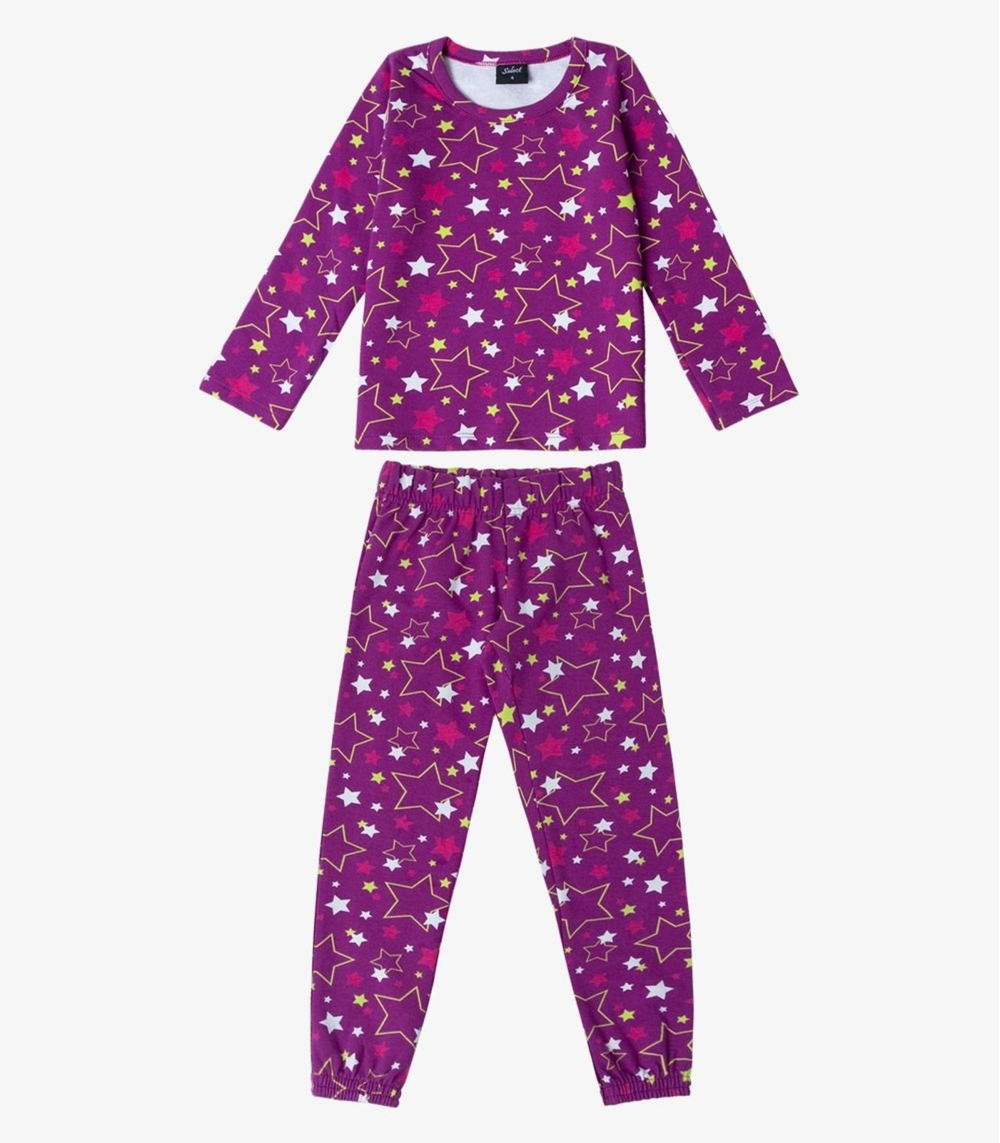 Pijama Menina Estapado Select Roxo