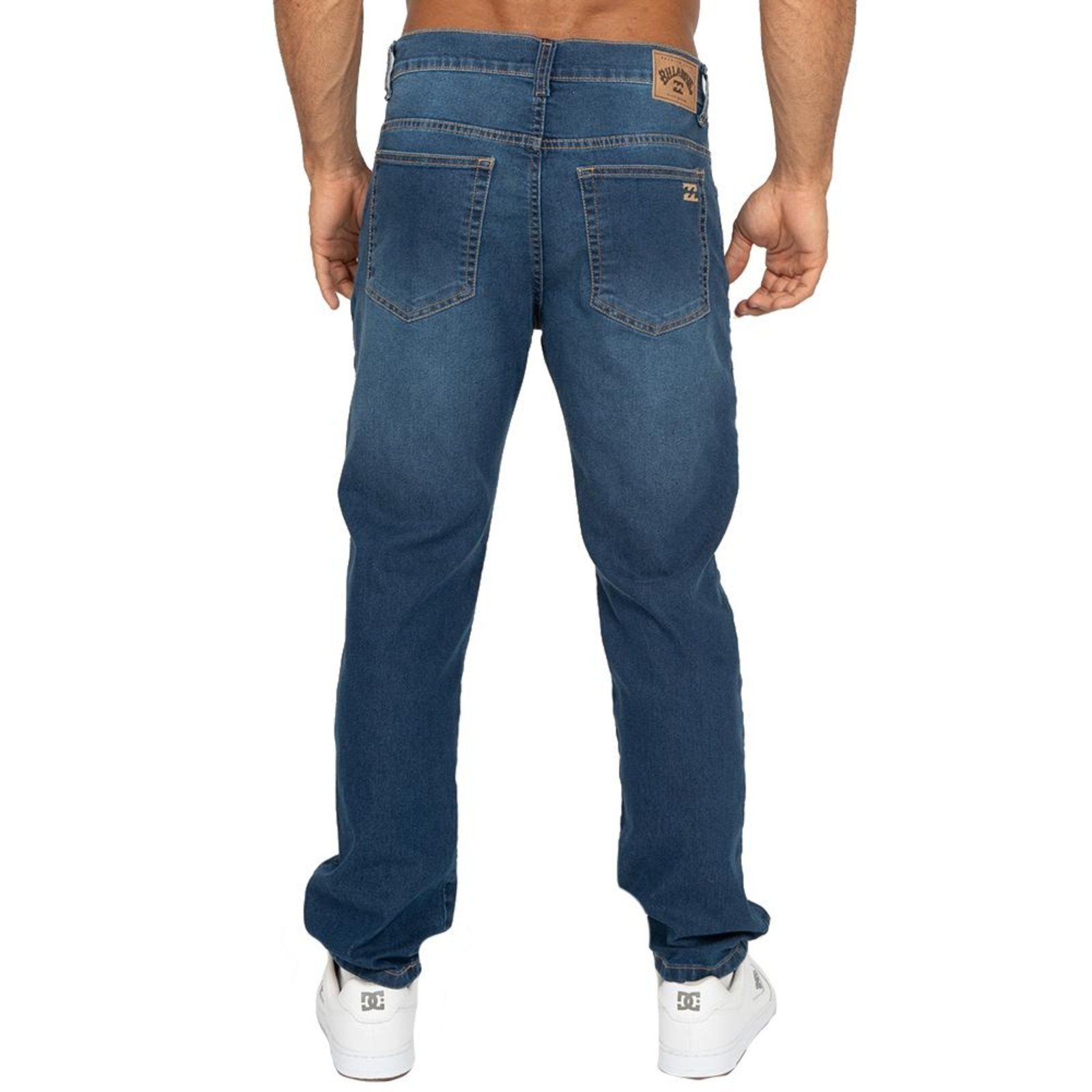 Vista 3 Calça Billabong Jeams 73 Blue SM26 Masculina Azul azul blue Billabong azul blue