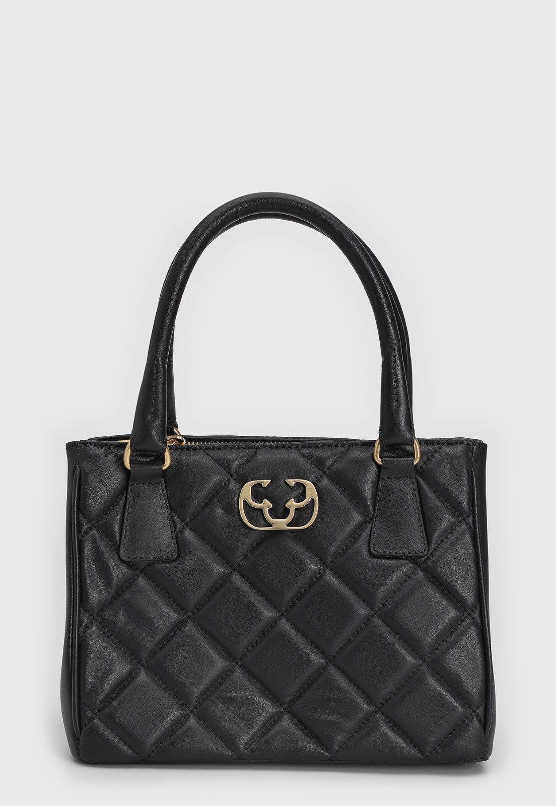 Bolsa Tiracolo Capodarte Alça Dupla Preta