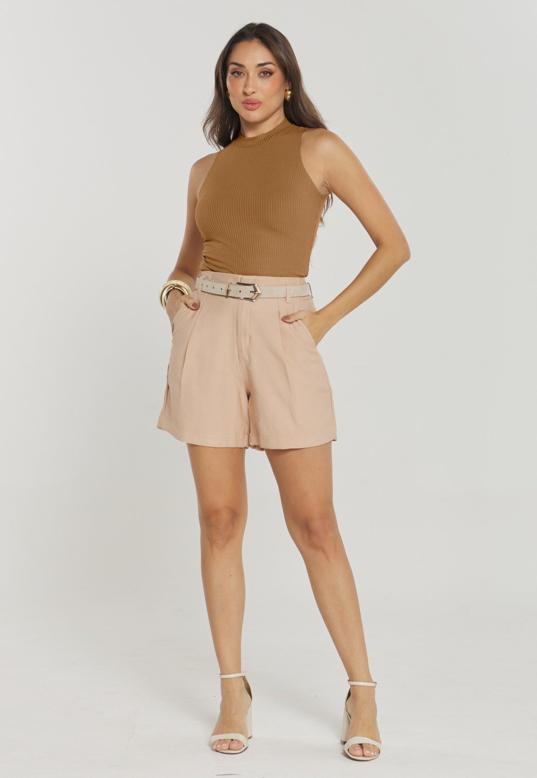 Blusa Rudély Canelada Marrom
