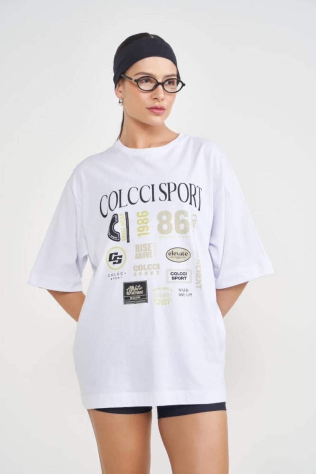 Camiseta Colcci Sport Loose Feminina Branco