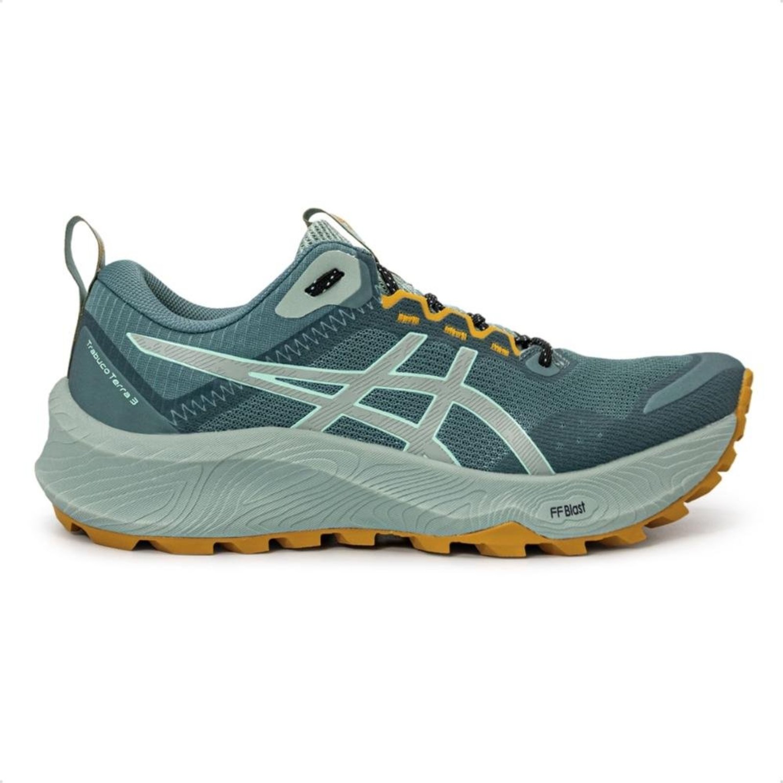 Tênis Asics Masculino Trabuco Terra 3 Trilha Azul