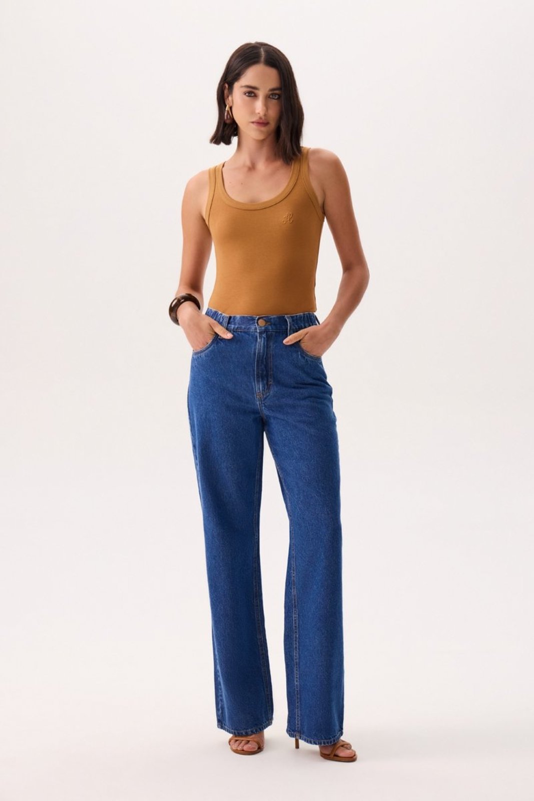 Regata Feminina Perfect Fit Flor de Lis