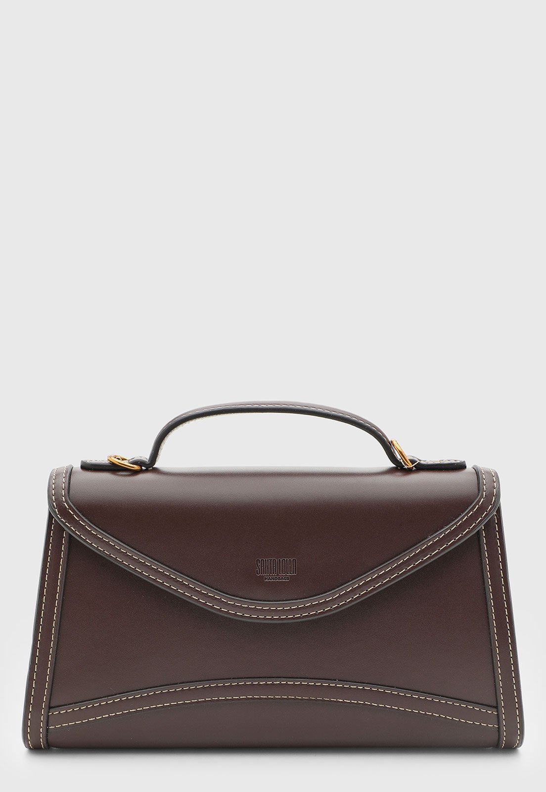 Bolsa Feminina Santa Lolla Estruturada Marrom