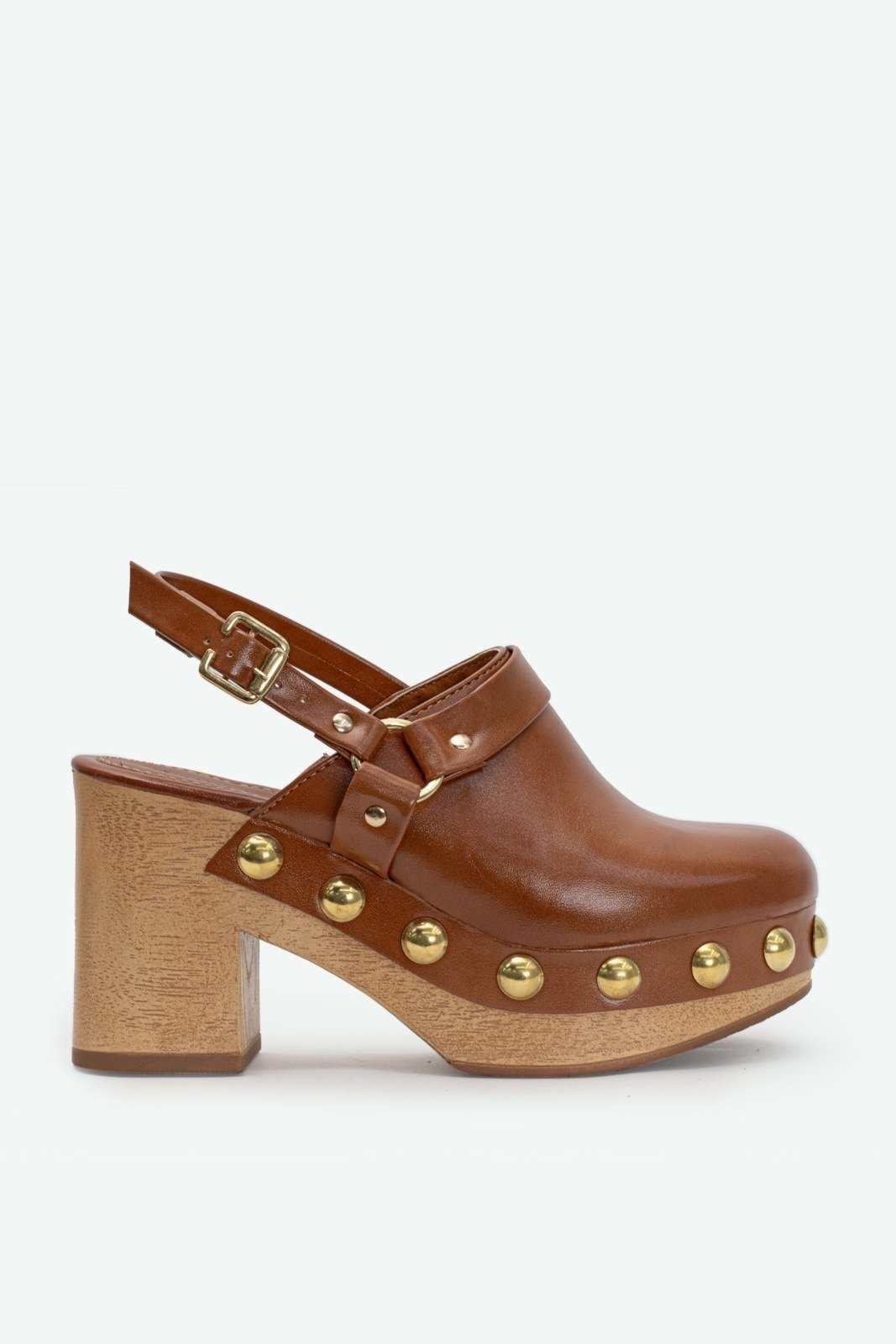 Vista 2 Clog Montana Suzana Santos caramelo Suzana Santos caramelo