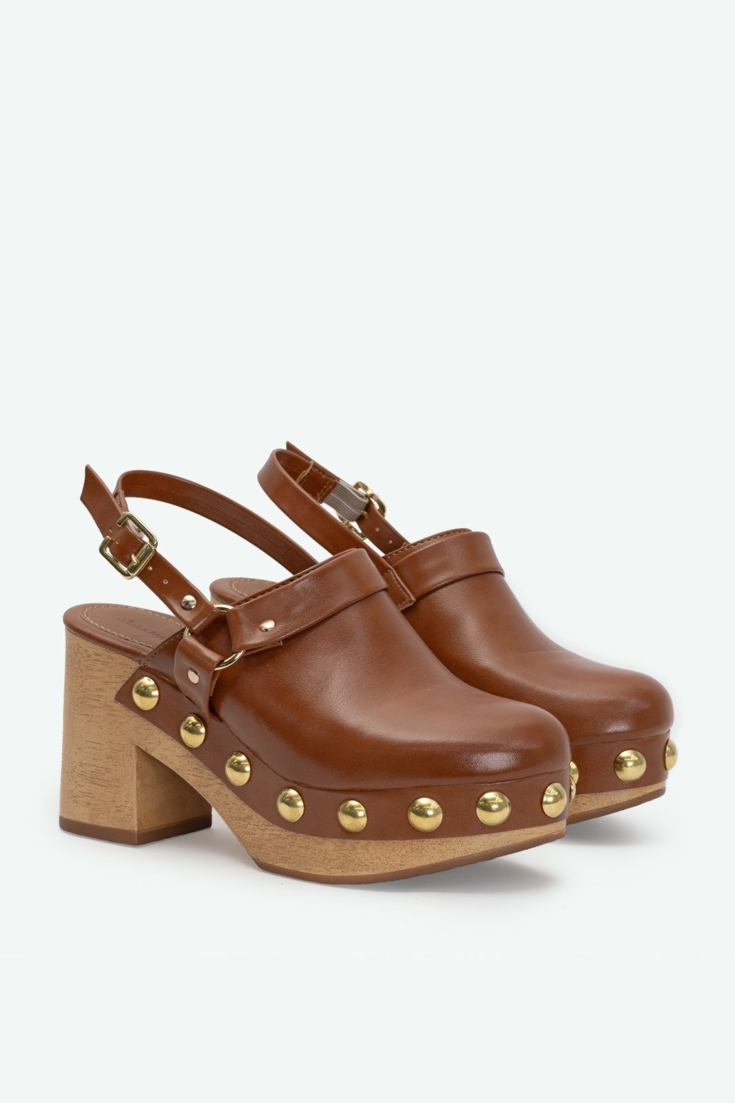 Vista 3 Clog Montana Suzana Santos caramelo Suzana Santos caramelo