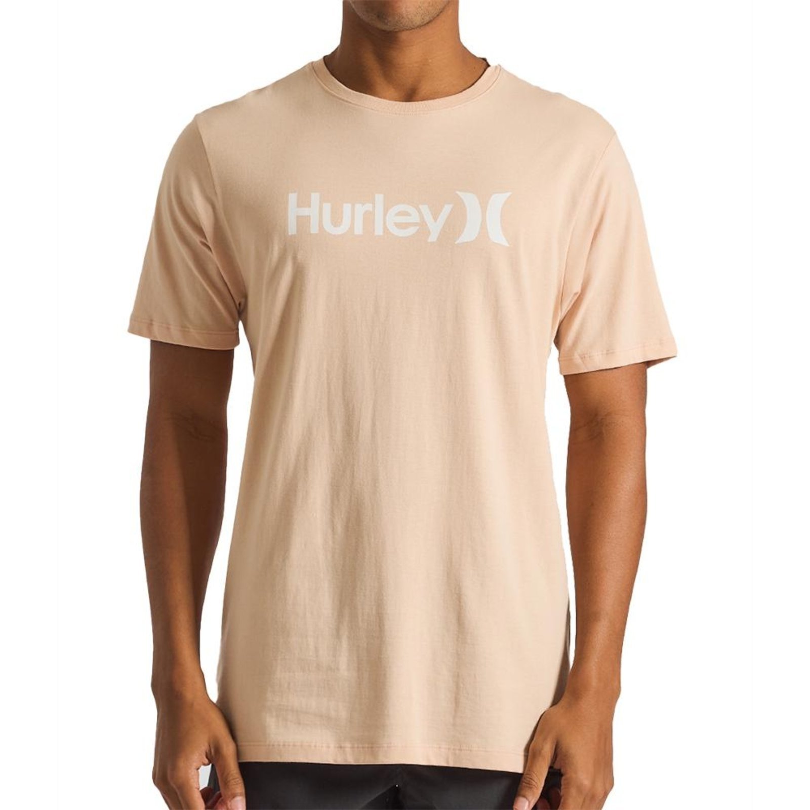 Camiseta Hurley O&O Solid SM25 Masculina Rosa