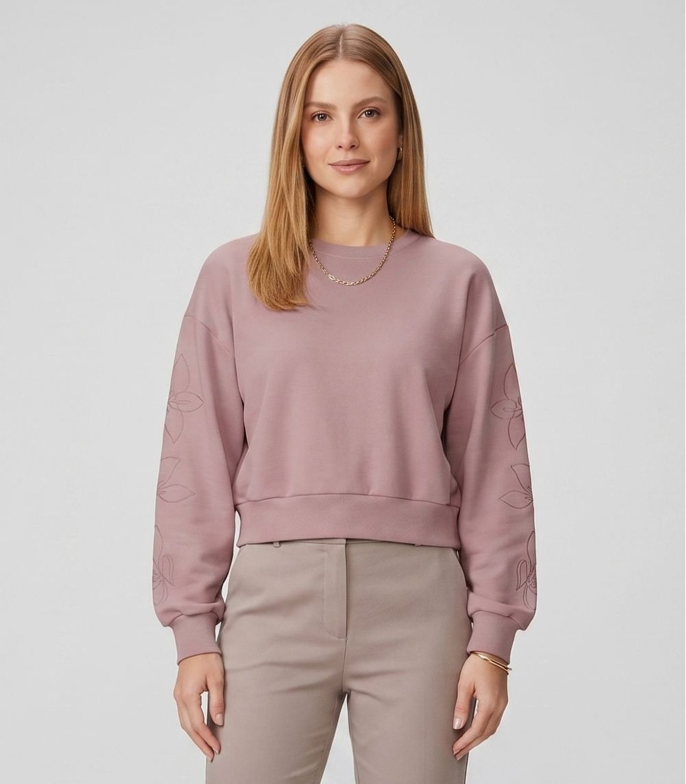 Blusão Feminino Moletom Felpado Endless Rosa