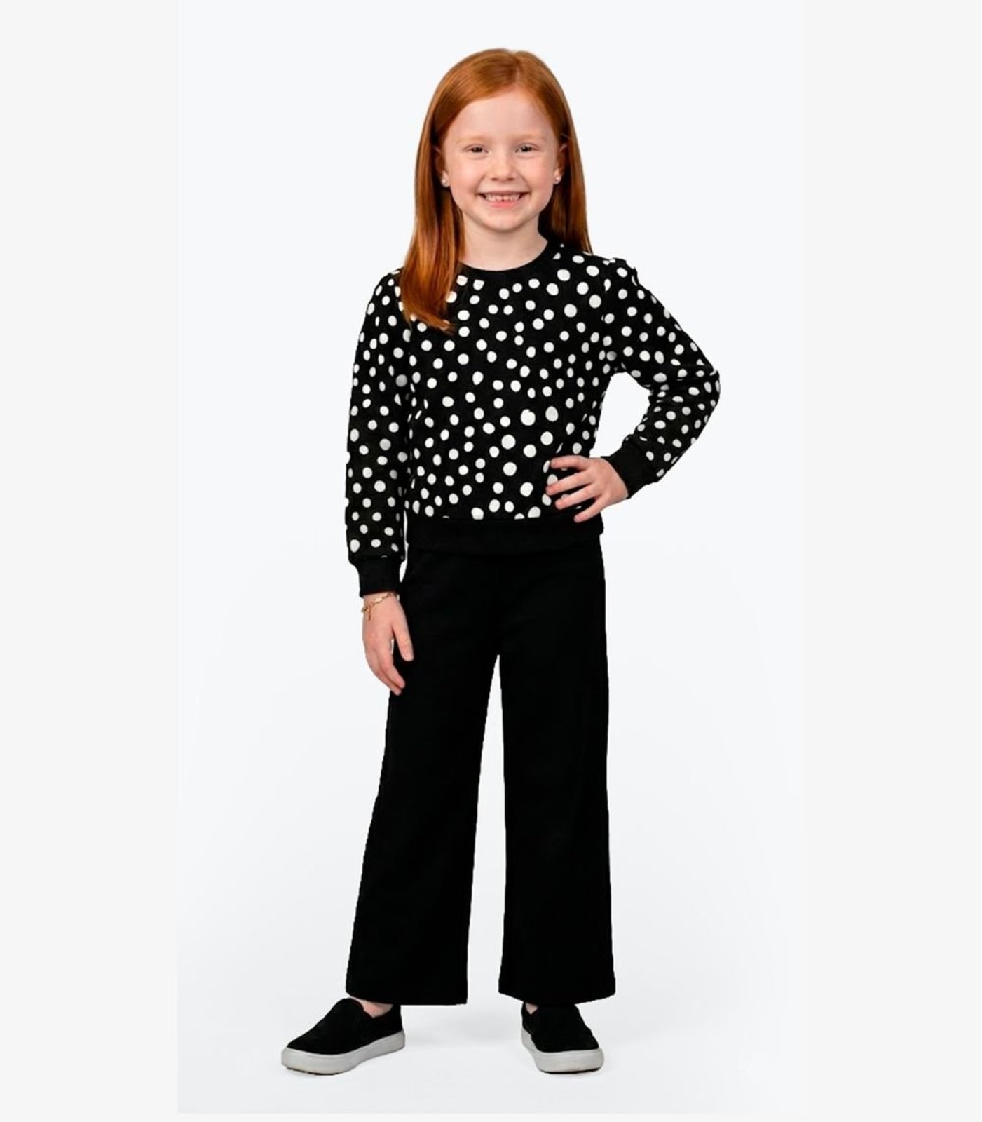 Infantil - Conjunto Blusão Com Calça Feminino Rovi Preto