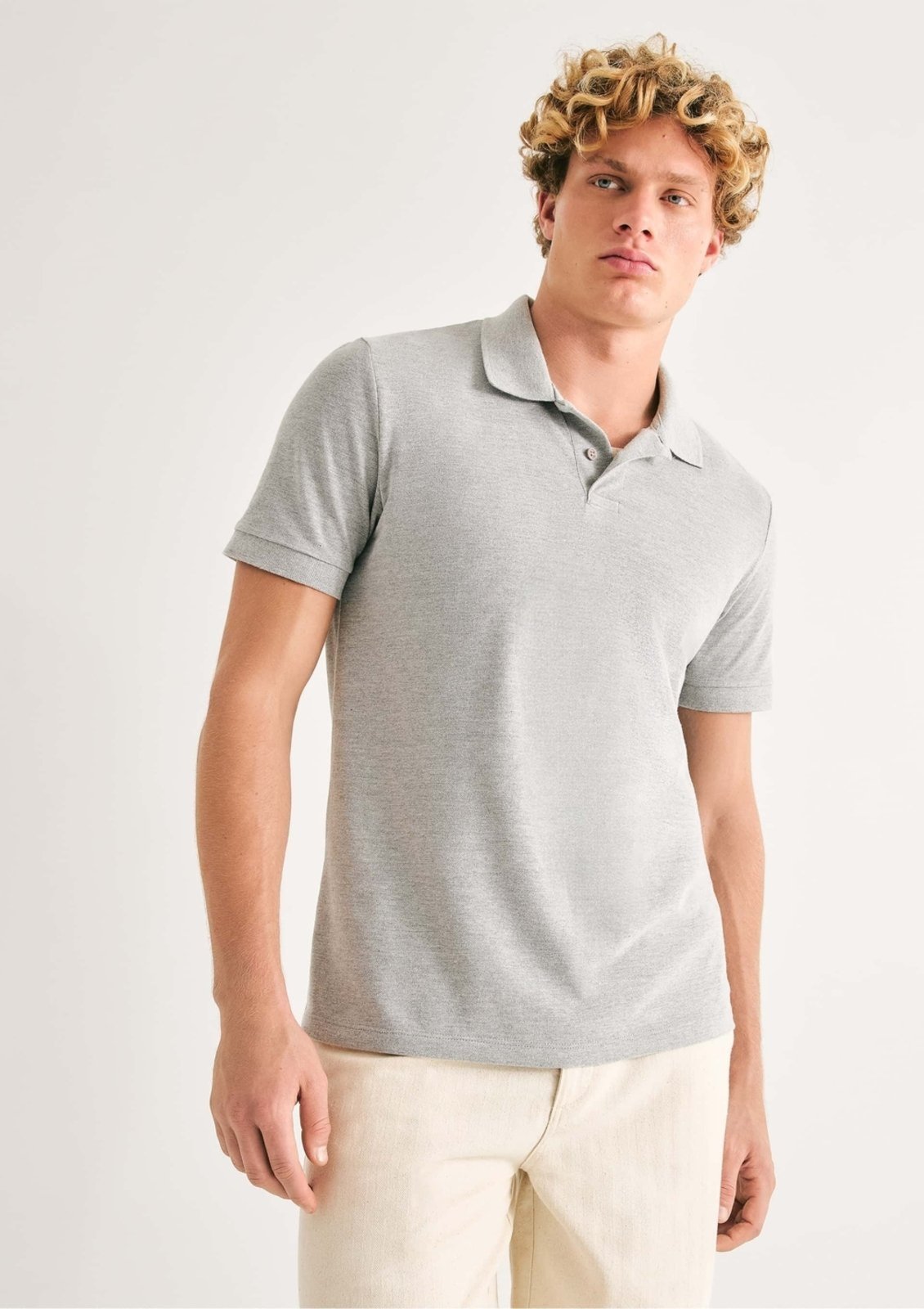 Camisa Polo Básica Masculina Manga Curta Em Piquet Hering