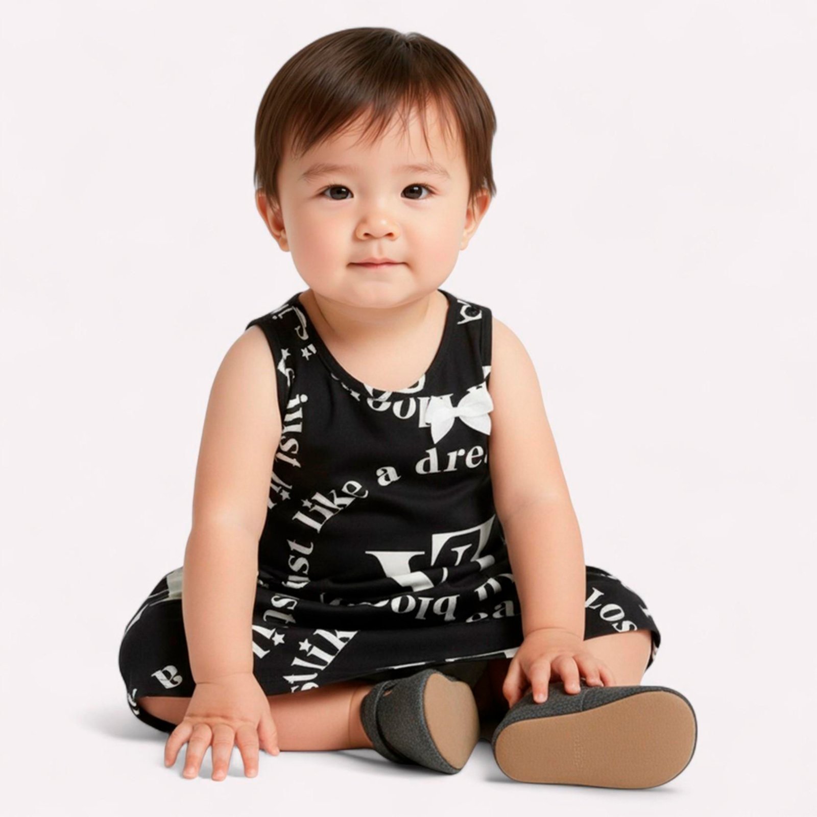 Infantil – Vestido Menina Evasê com Laço Kyly