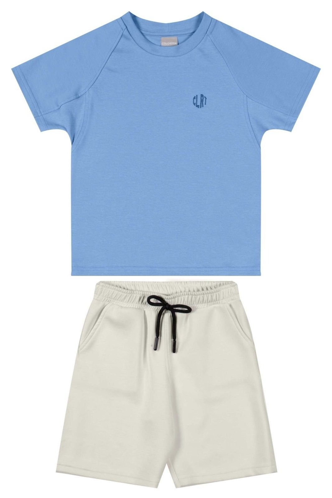 Infantil - Conjunto Menino Raglan Easemove Colorittá Azul