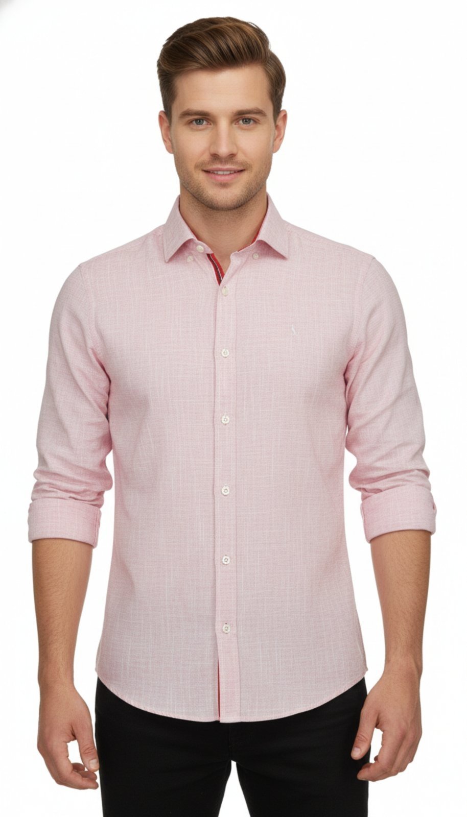 Camisa Social Masculina Amil Comfort Manga Longa 1866