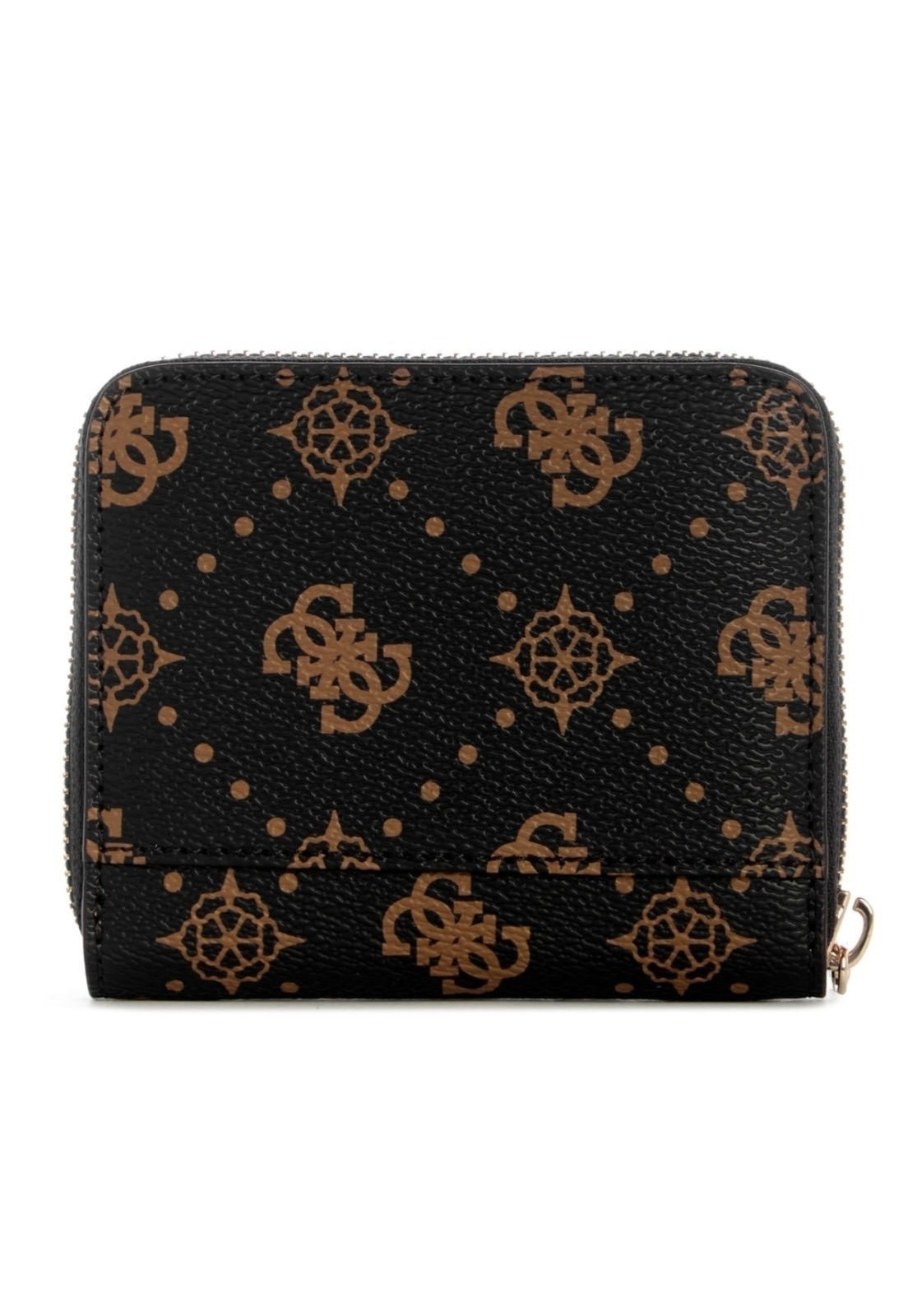 Vista 3 Carteira Guess Carrie Logo Slg Sml Zip Around Guess marrom