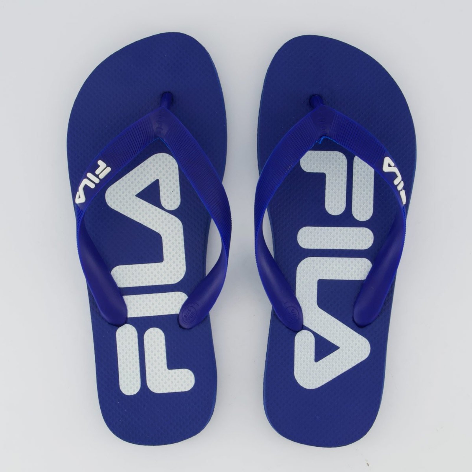 Chinelo Fila Fingers Azul e Branco