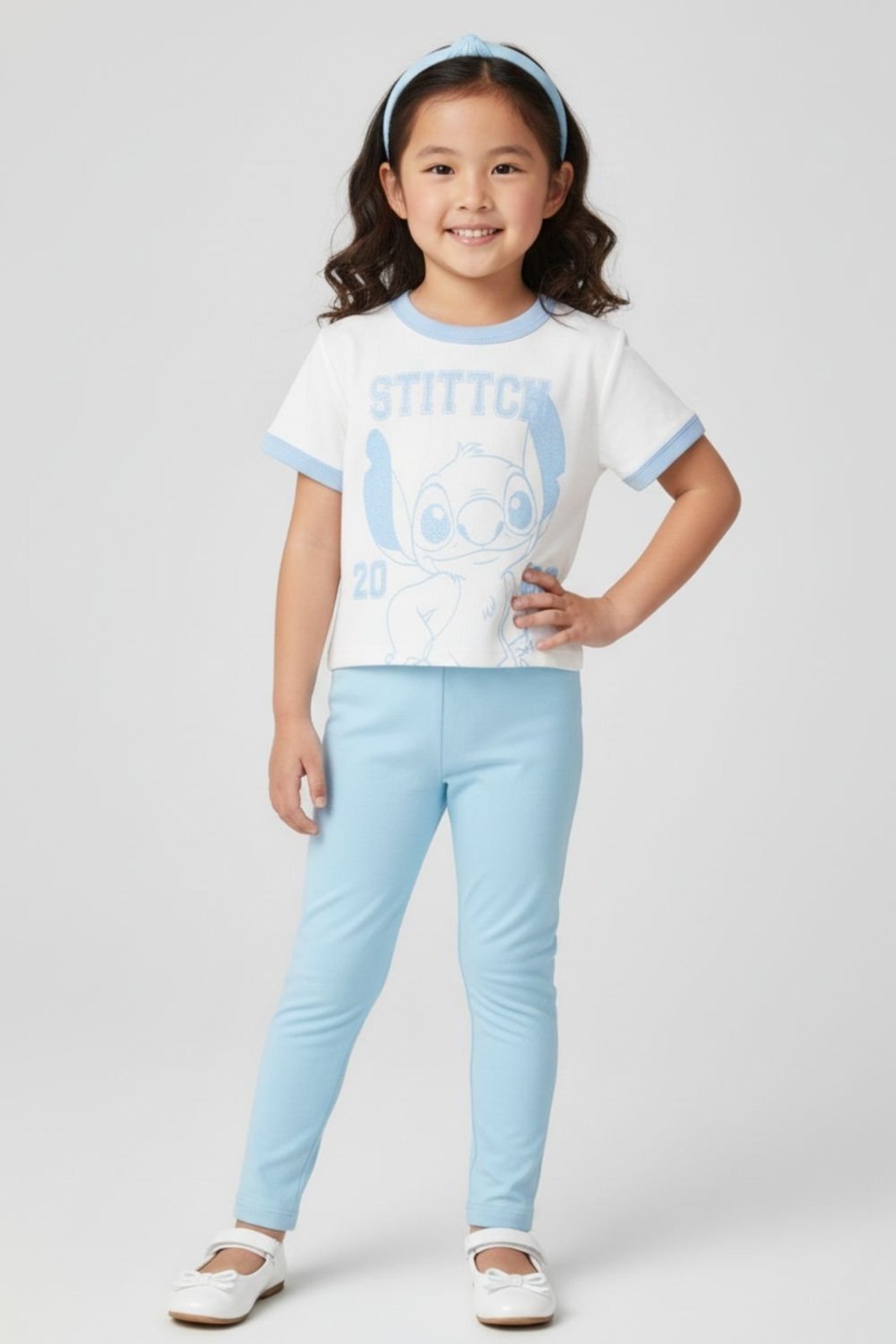 Infantil – Blusa Disney de Ribana Canelada Stitch