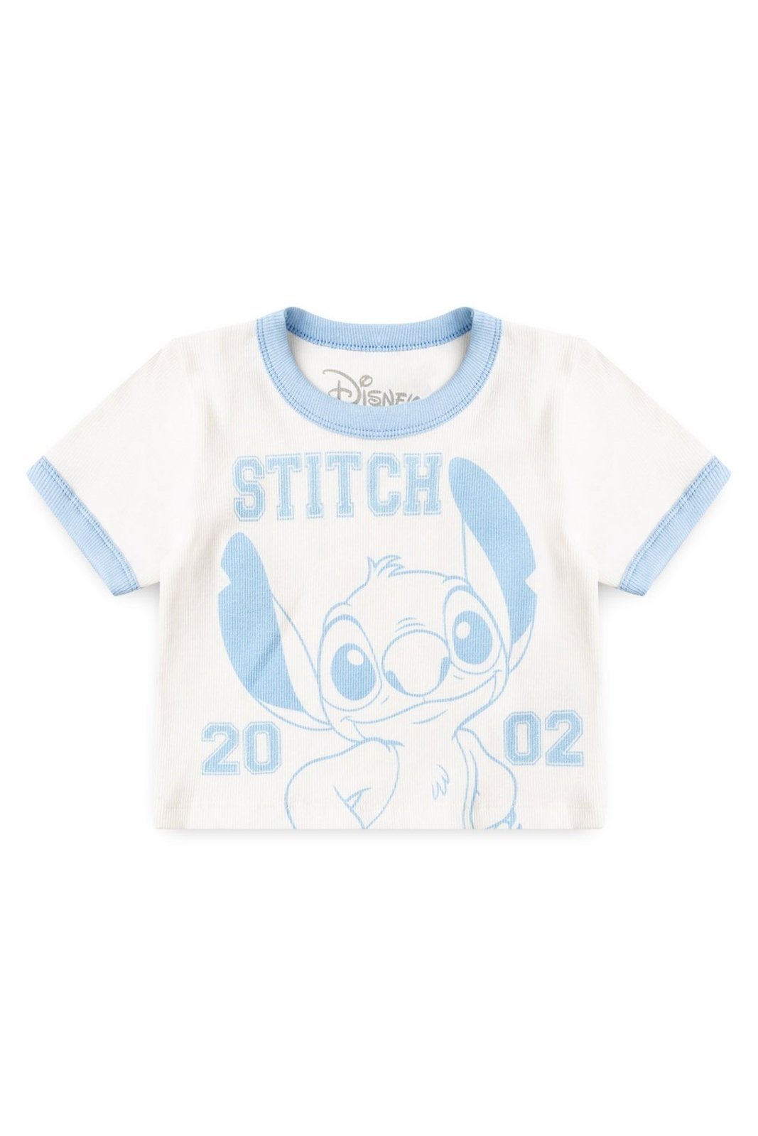 Vista 3 Infantil - Blusa Disney de Ribana Canelada Stitch off-white Disney off-white