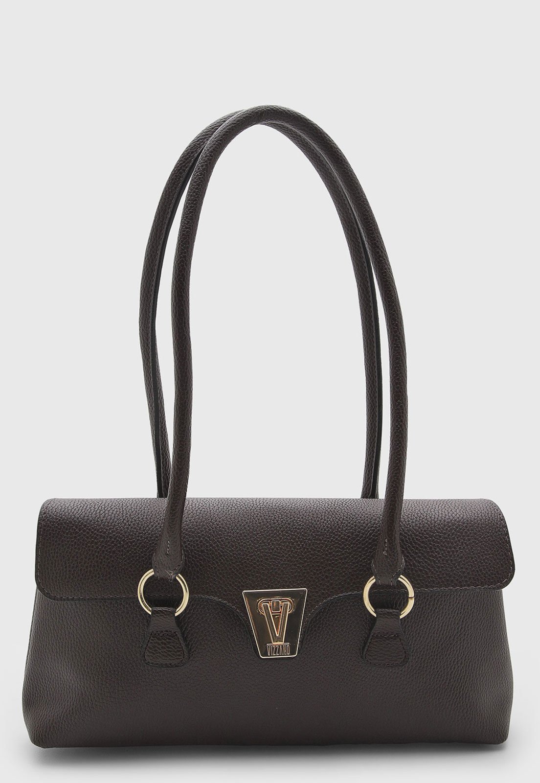 Bolsa Feminina Vizzano Retangular Texturizada Preta