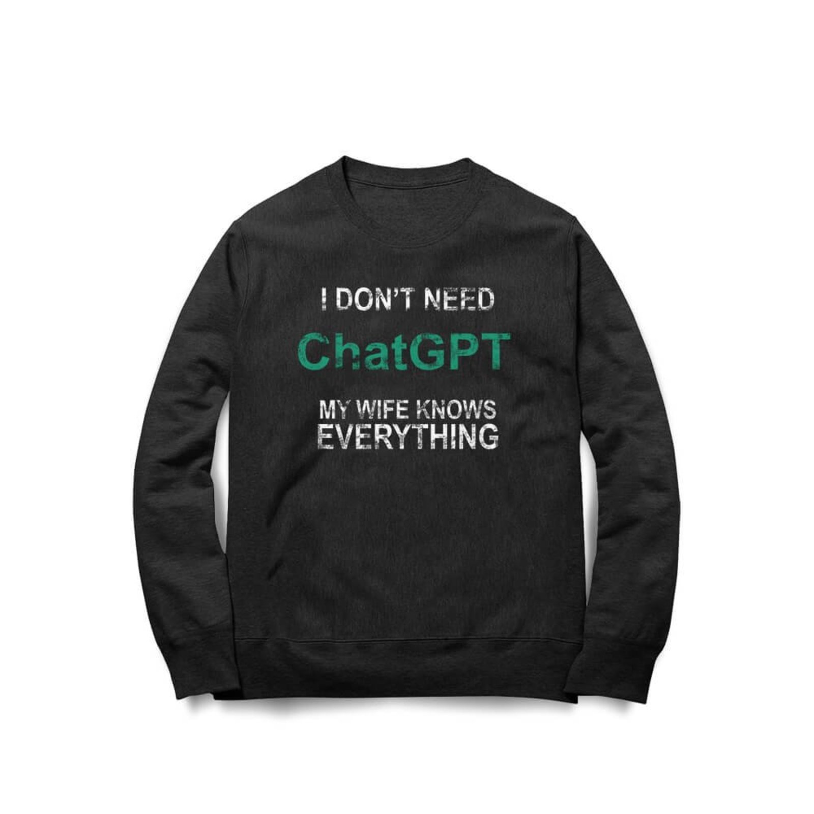 Moletom I Don't Need ChatGPT - Preto - Casual - Studio Geek