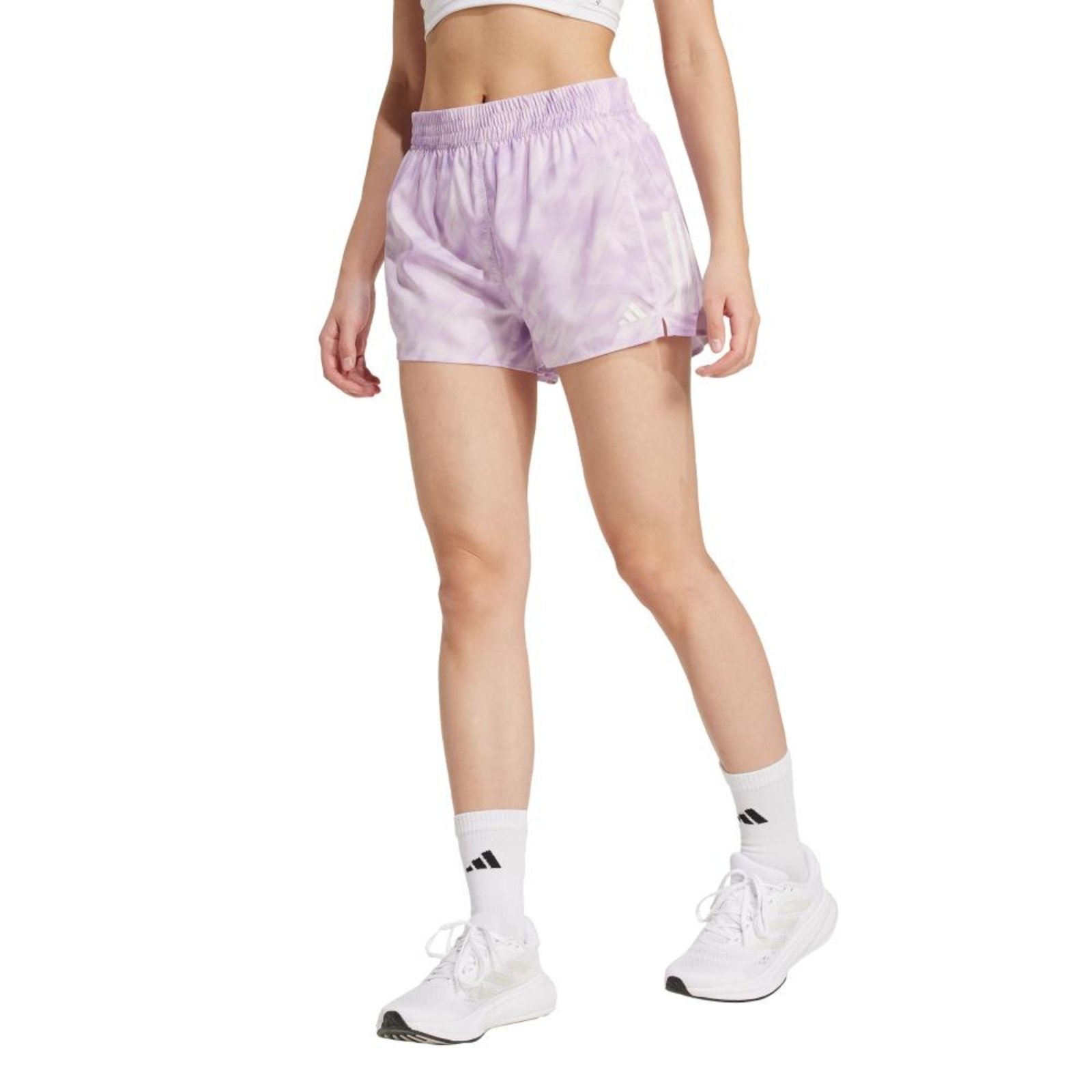 Shorts com estampa Own The Run adidas Performance Roxo