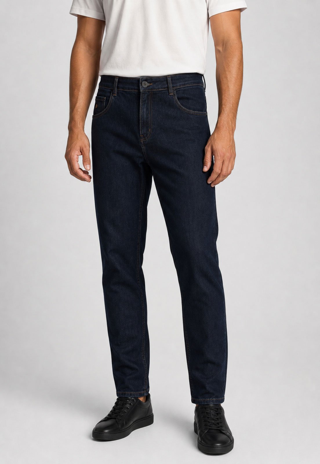 Calça Masculina Aeropostale Jeans Reta Carrot Azul Escuro