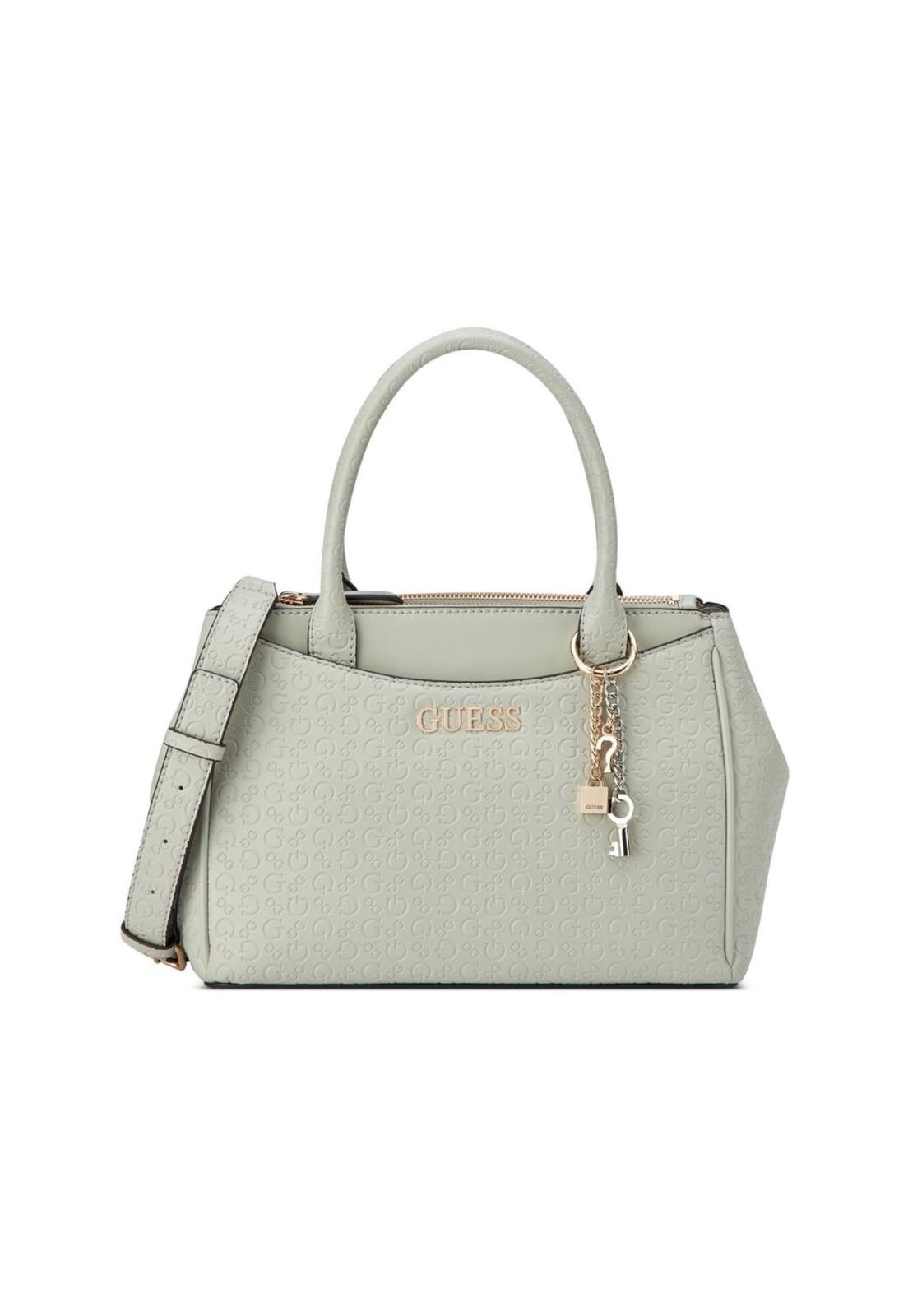 Bolsa Guess Elliot Satchel Verde Claro