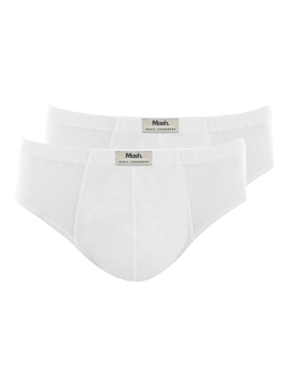 Kit com 2 Cuecas Slip Mash 074.58 Branco