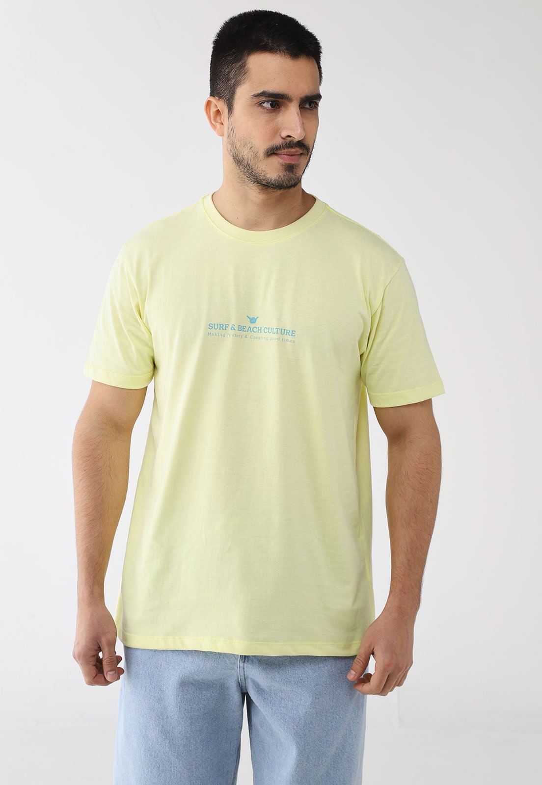 Camiseta Masculina Hang Loose Silk Coast Amarela