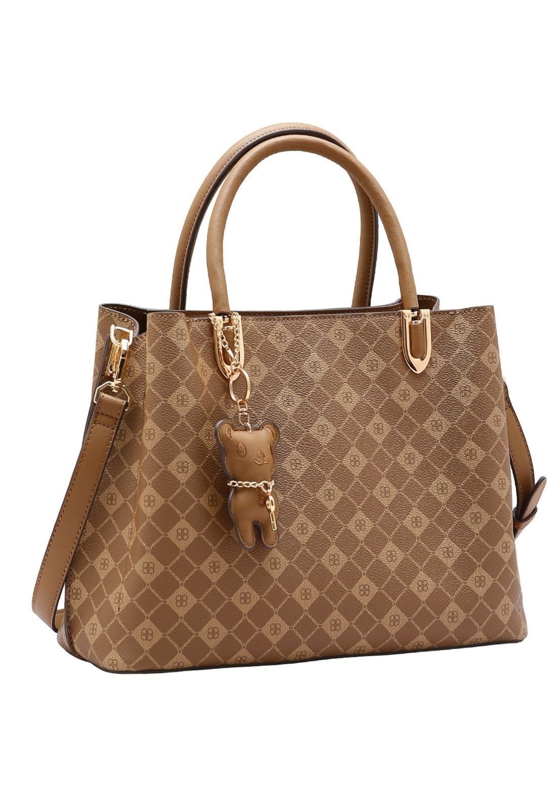 Bolsa Feminina Chenson Monograma Elemento Gráfico 3485387 Natural