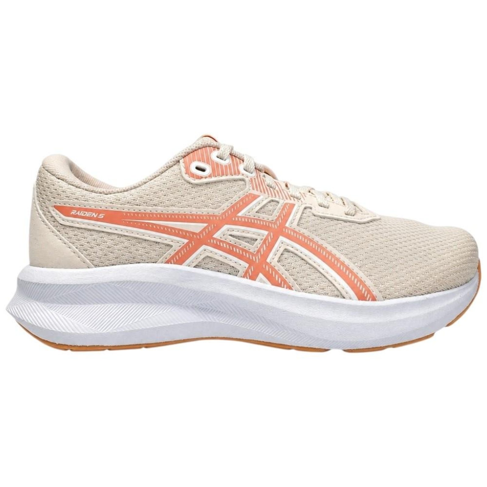 Tênis Asics Raiden 5 Rosa Claro e Bege Claro Feminino Rosa