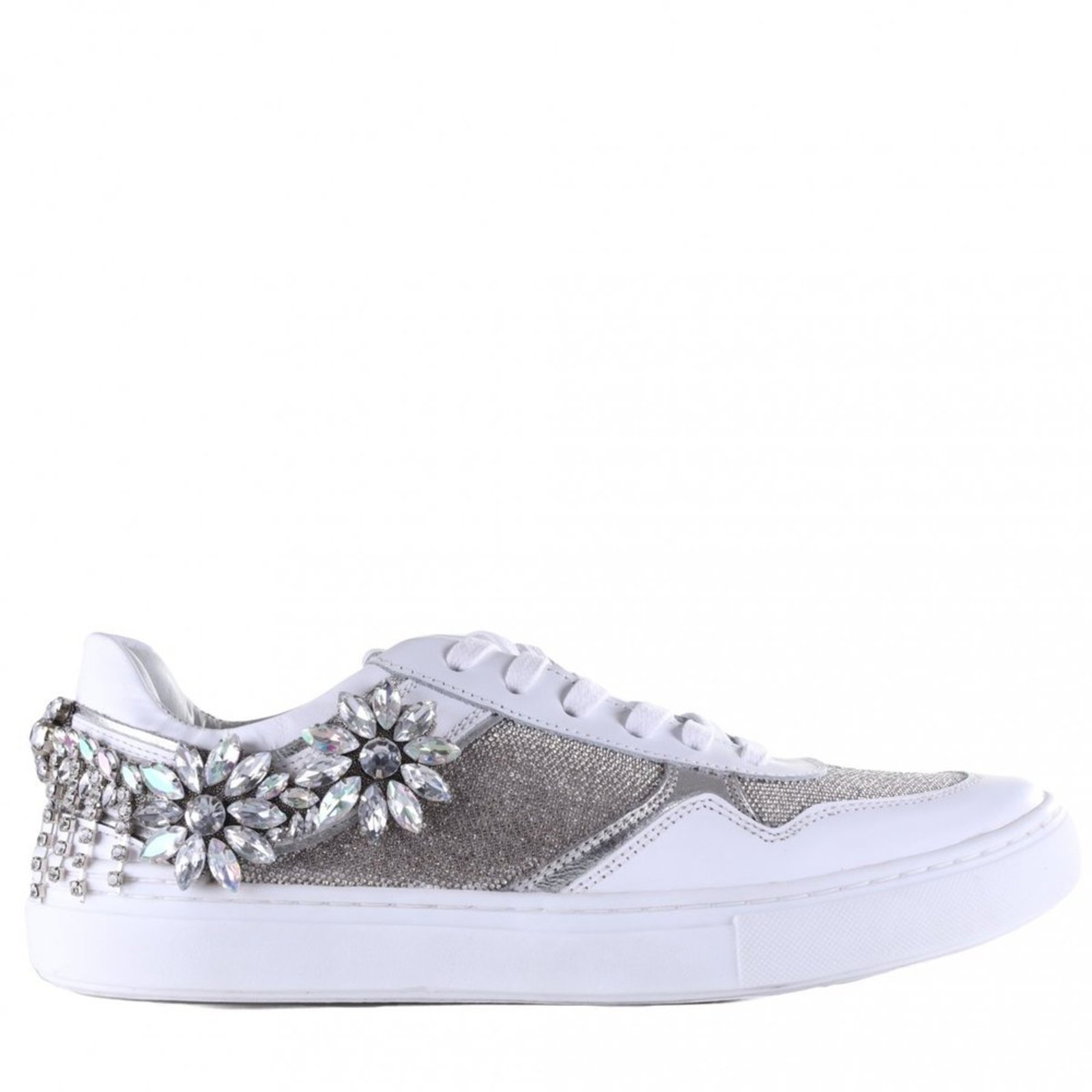 Tênis Feminino Zariff com Pedrarias Glw169 Zariff Branco