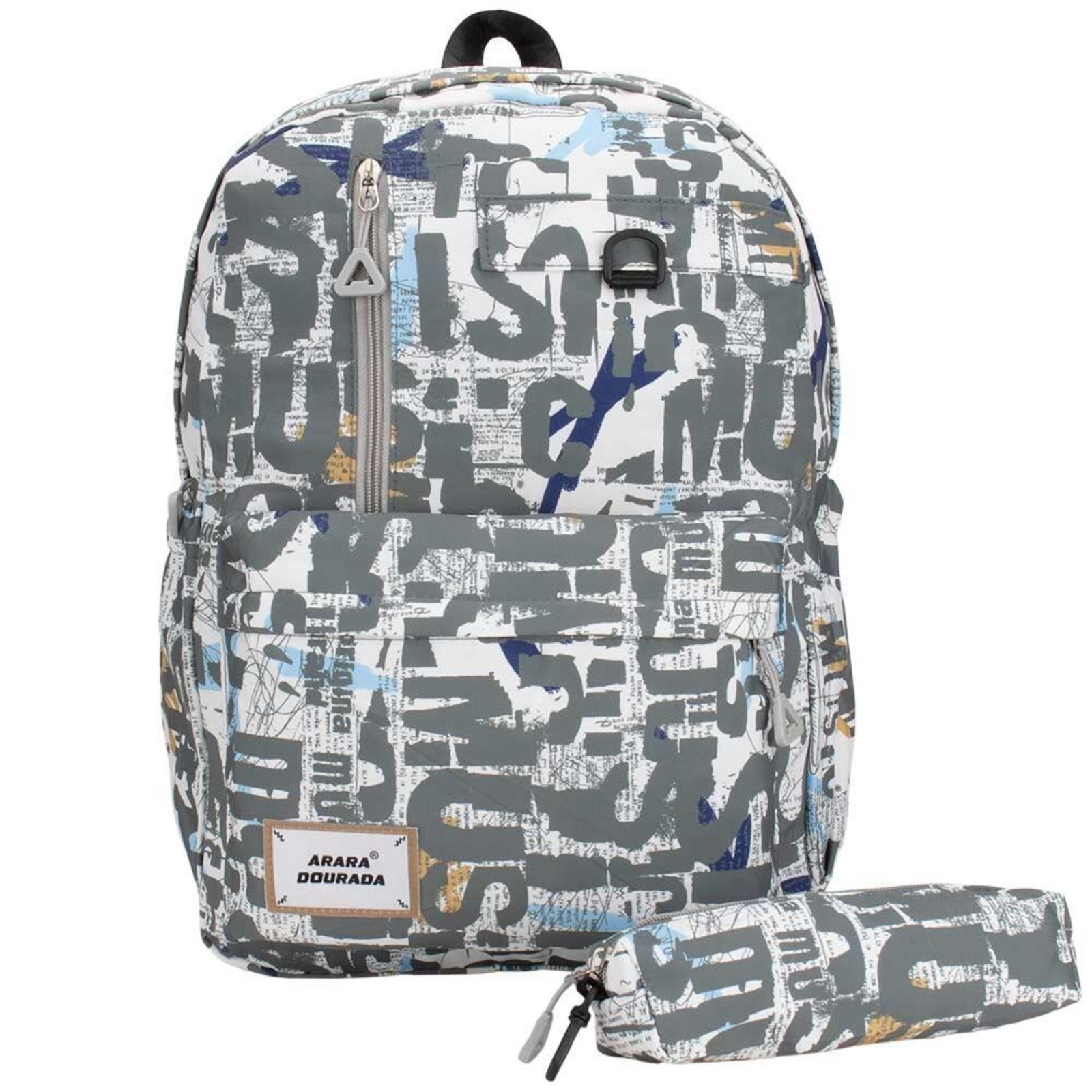 Mochila Masculina Arara Dourada 66228 0686228 Branco