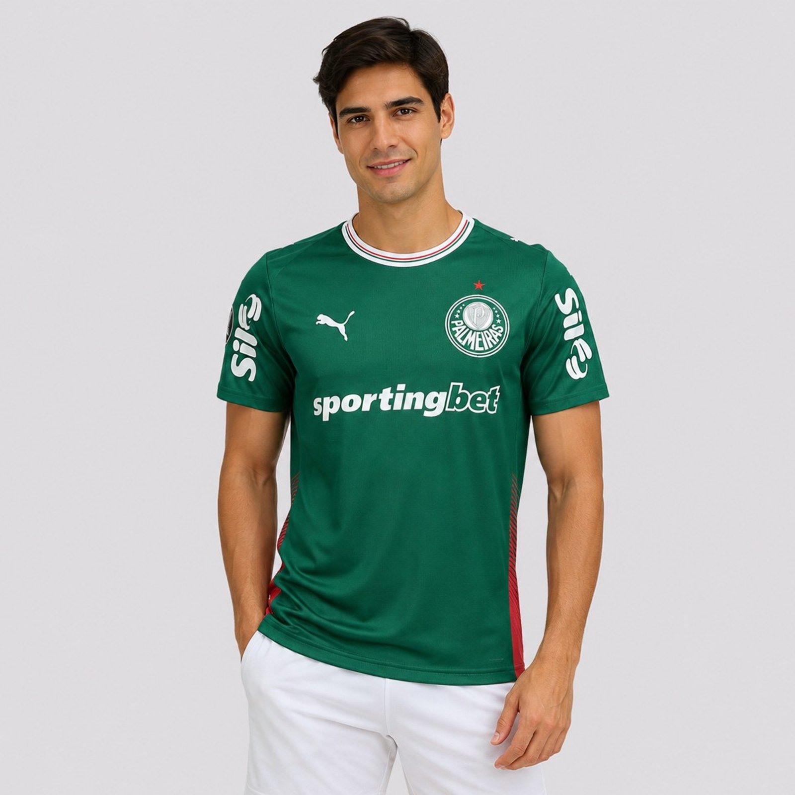 Camisa Puma Palmeiras I 2026 Patch Libertadores