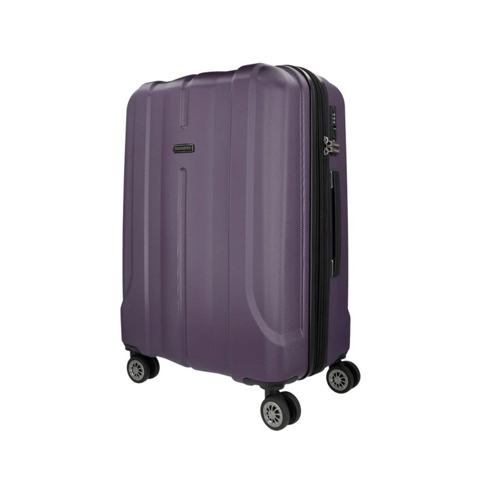 Vista 3 Mala de Viagem Samsonite Grande Fiero 3.0 Expansível Roxo incolor Samsonite incolor