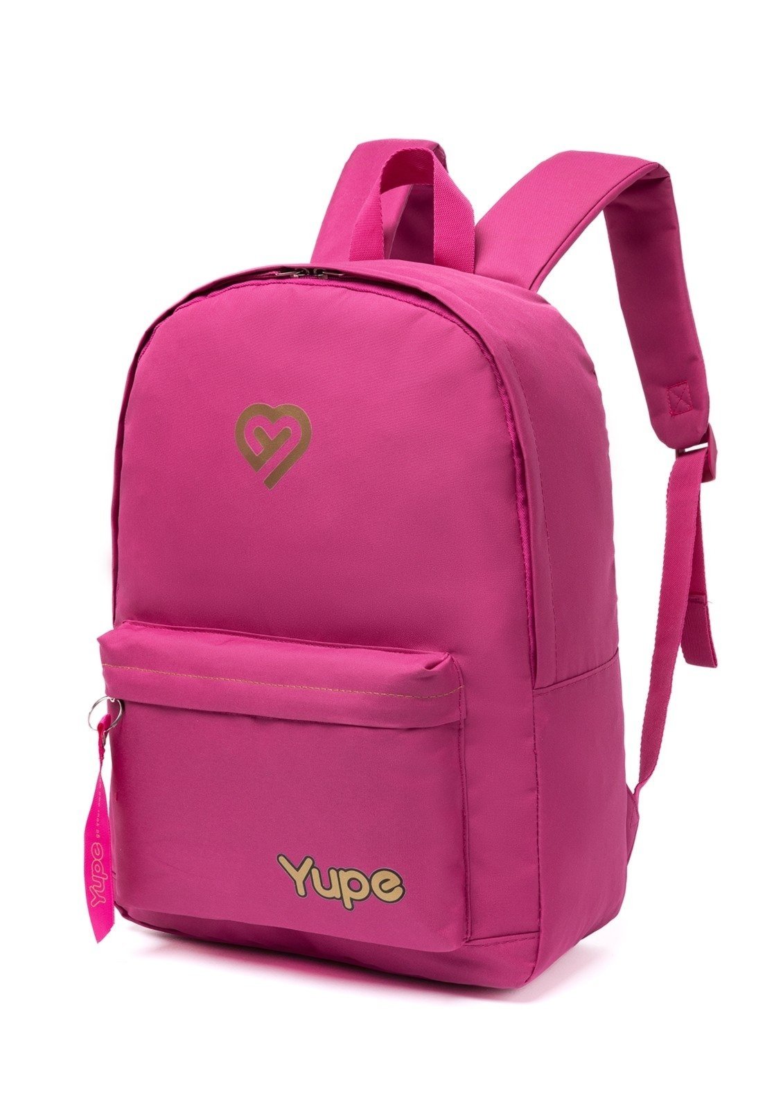 Vista 3 Infantil - Mochila Escolar Bolsa Juvenil Menina Grande Reforçada Resistente Moderna YUPE rosa YUPE rosa
