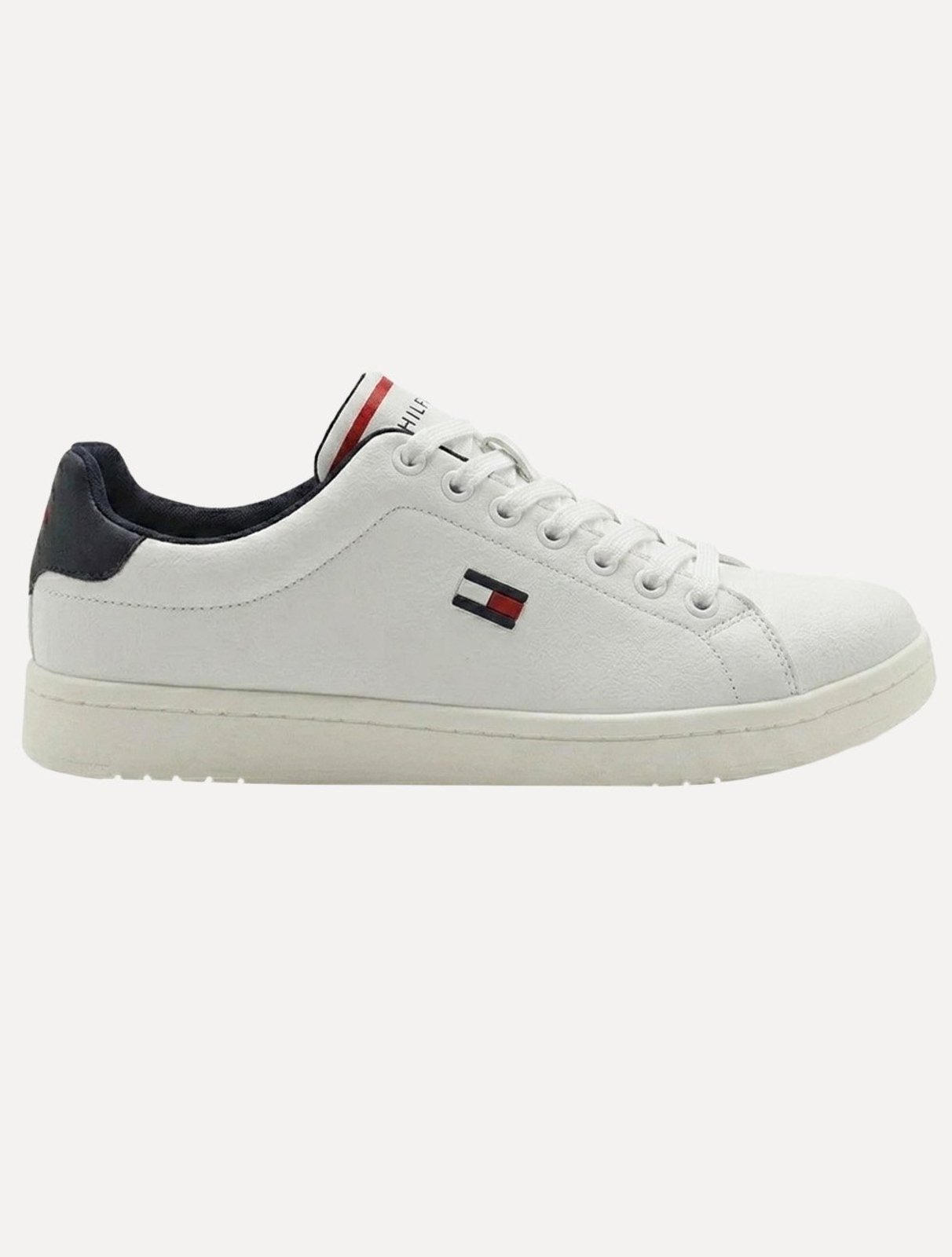 Tênis Tommy Hilfiger Masculino Flag Low Cut-Lace Up Branco