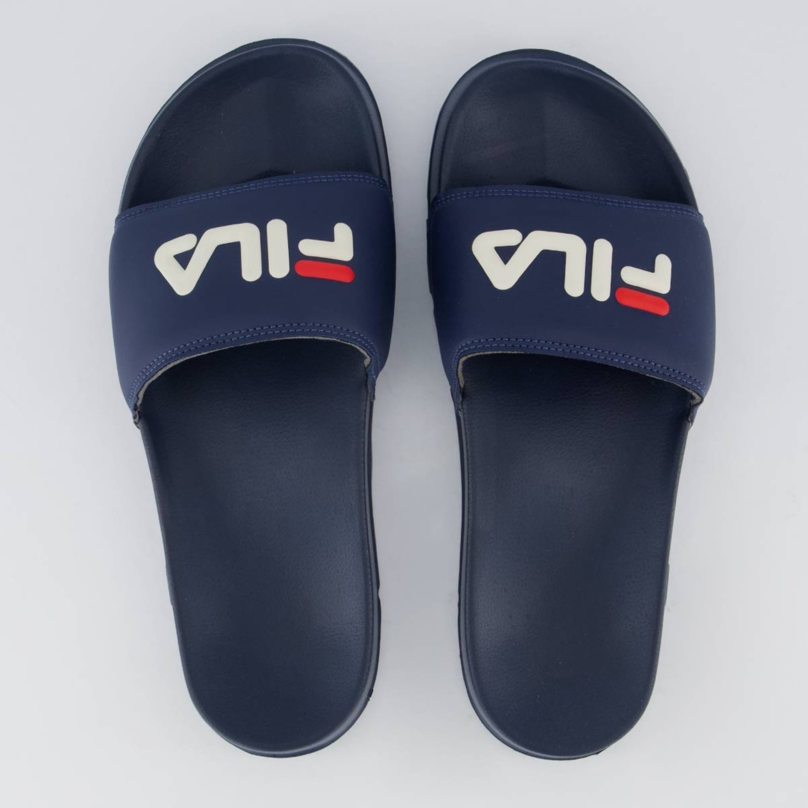 Chinelo Fila Drifter Basic Azul Marinho e Branco
