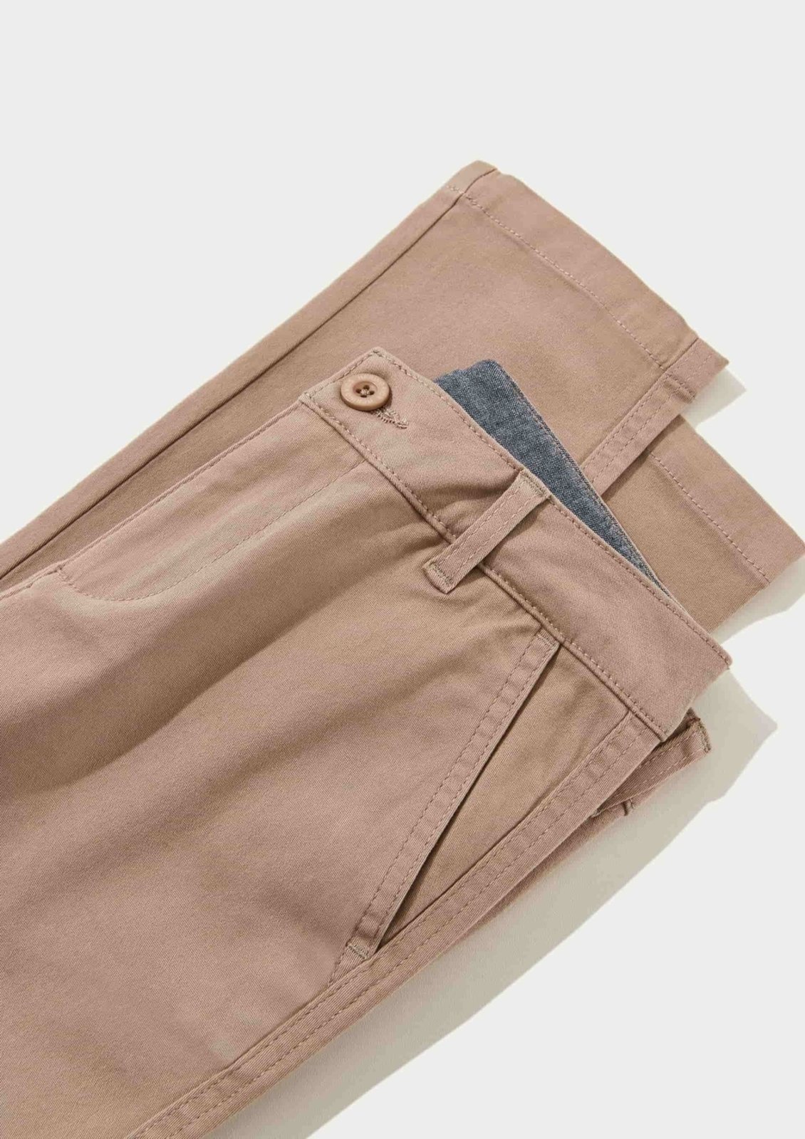 Vista 3 Infantil - Calça Social Menino Slim Hering Hering Kids bege Hering Kids bege