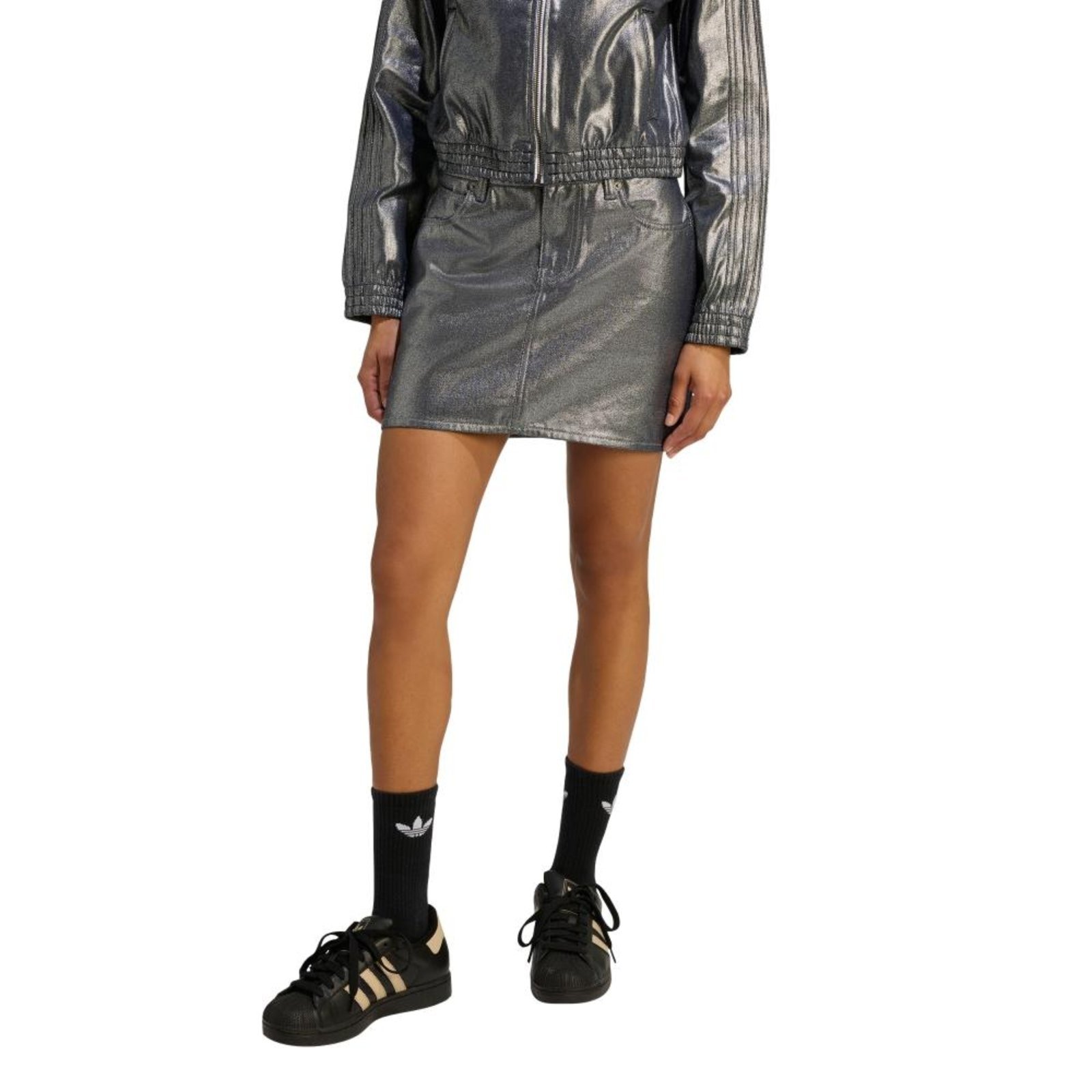 SAIA JEANS TRÊS LISTRAS adidas Originals Prata
