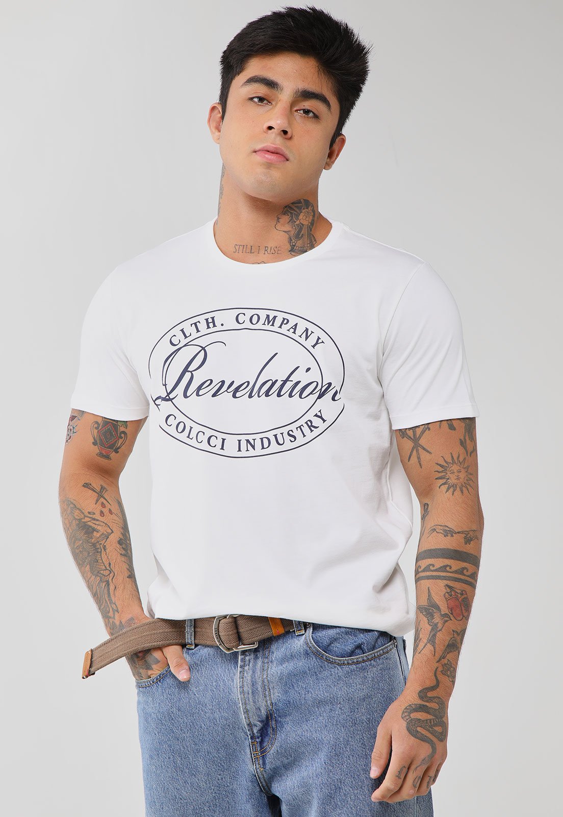 Camiseta Masculina Colcci Revelation Branca