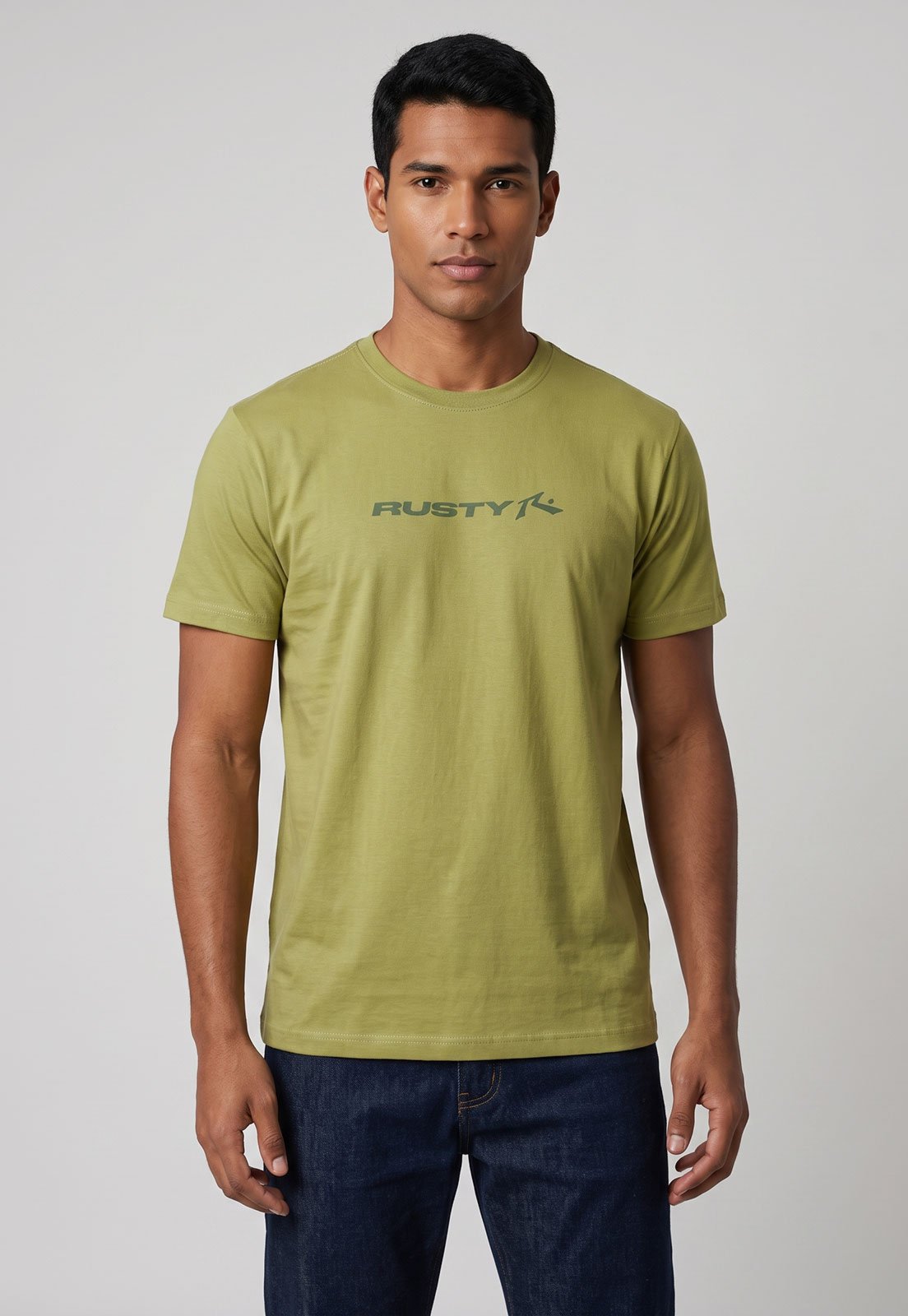 Camiseta Masculina Rusty Silk Stick Verde