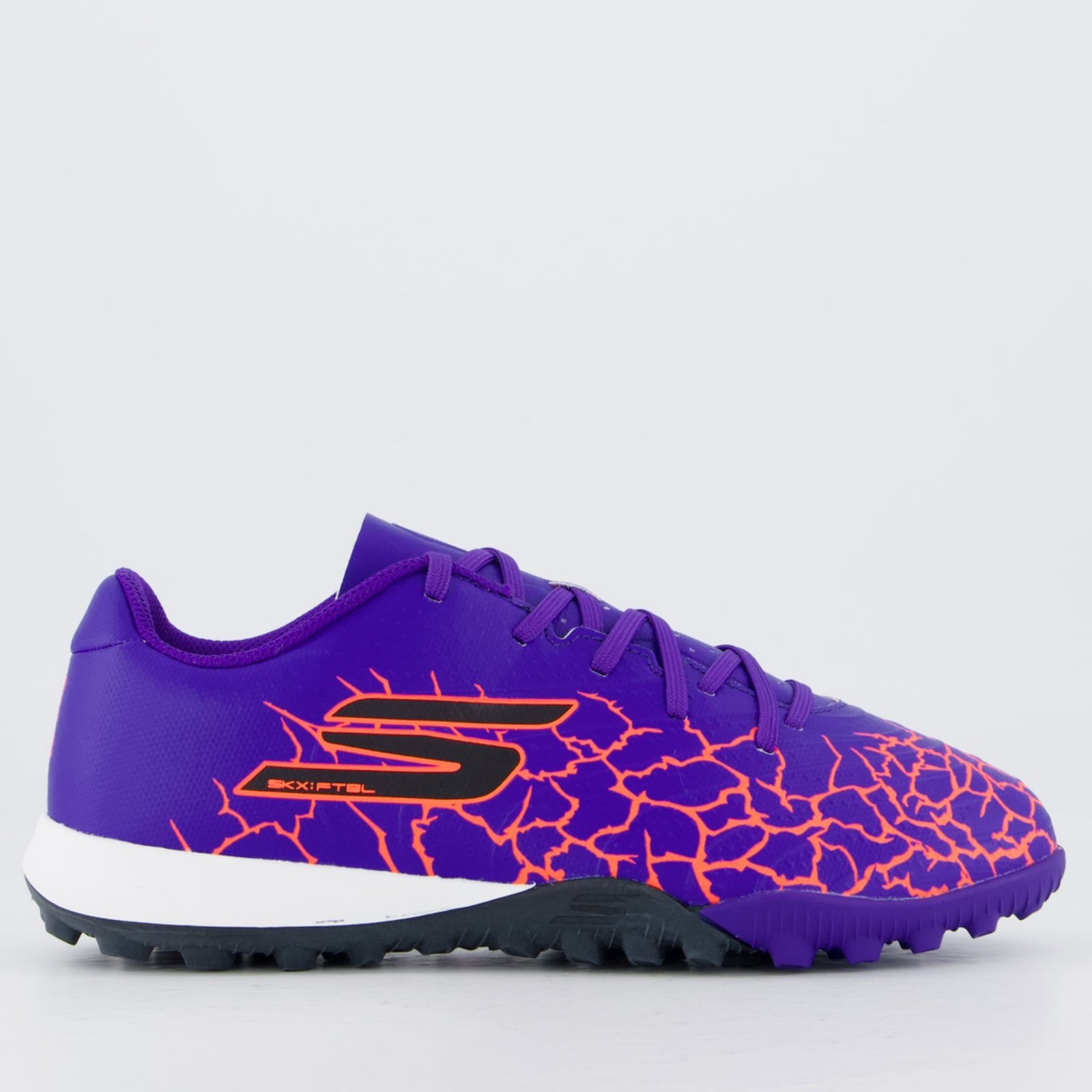 Chuteira Skechers Youth JR Society Roxa
